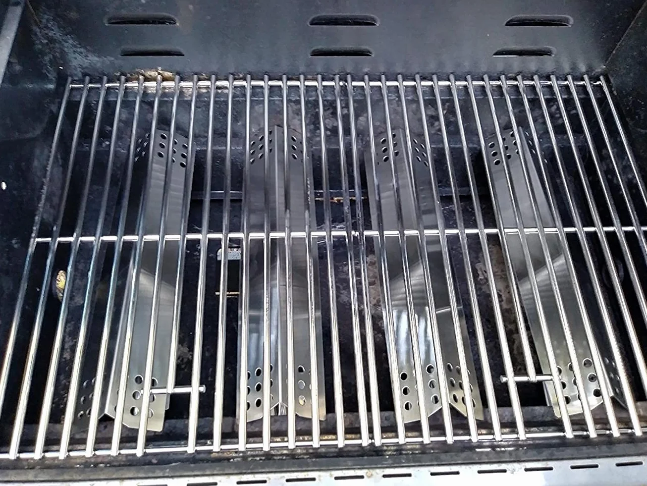 GFTIME rura palnika ze stali nierdzewnej do grilla gazowego, płyty grzewcze, zestaw naprawczy, części zamienne do Grill Master 720-0697, Nexgrill 720-0697, 720-0783C, 720-0783E, Sunbeam 720-0697