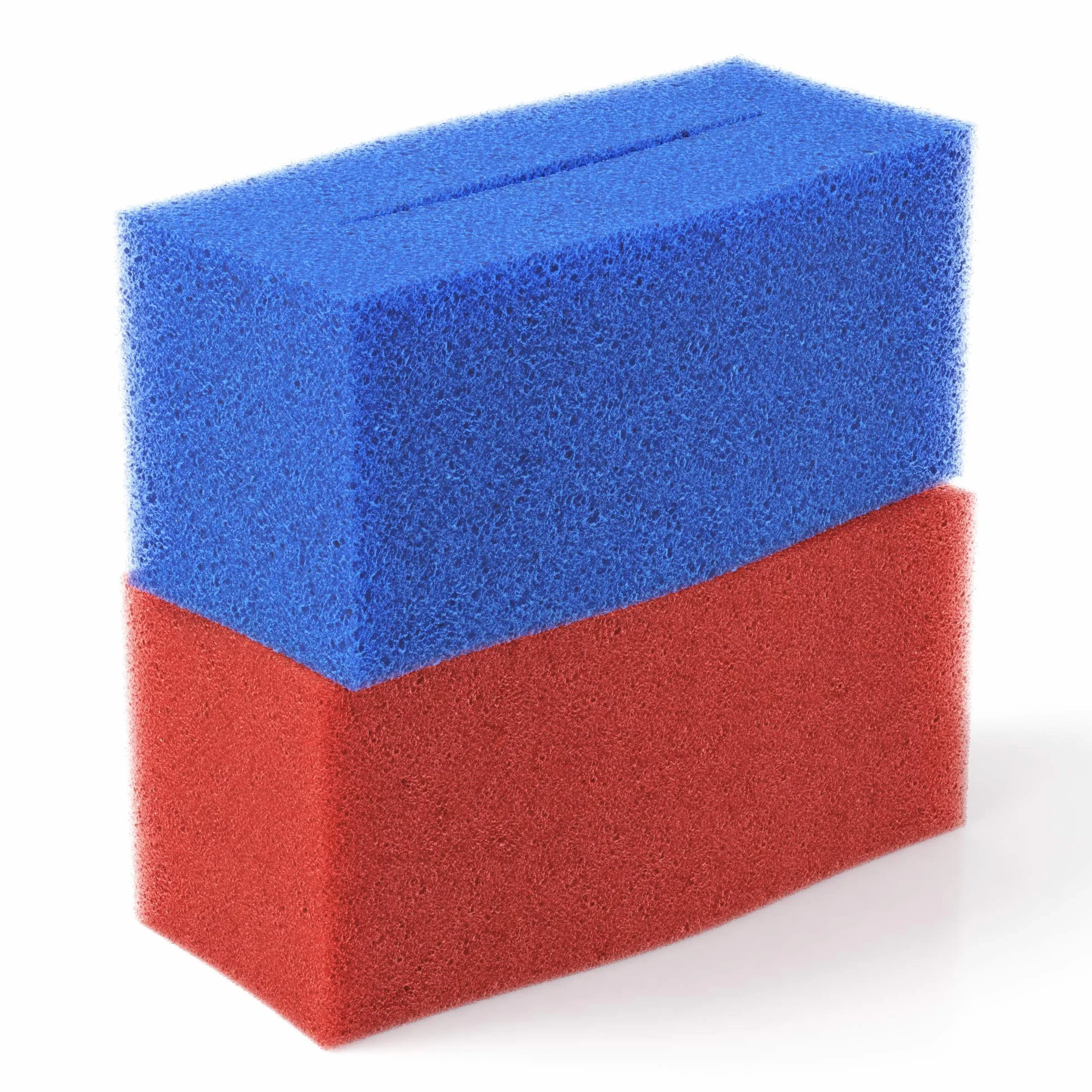 Zapasowe gąbki filtrujące do Oase BioTec 12 Screenmatic, zestaw 16 sztuk, niebieskie i czerwone, do stawu Koi
