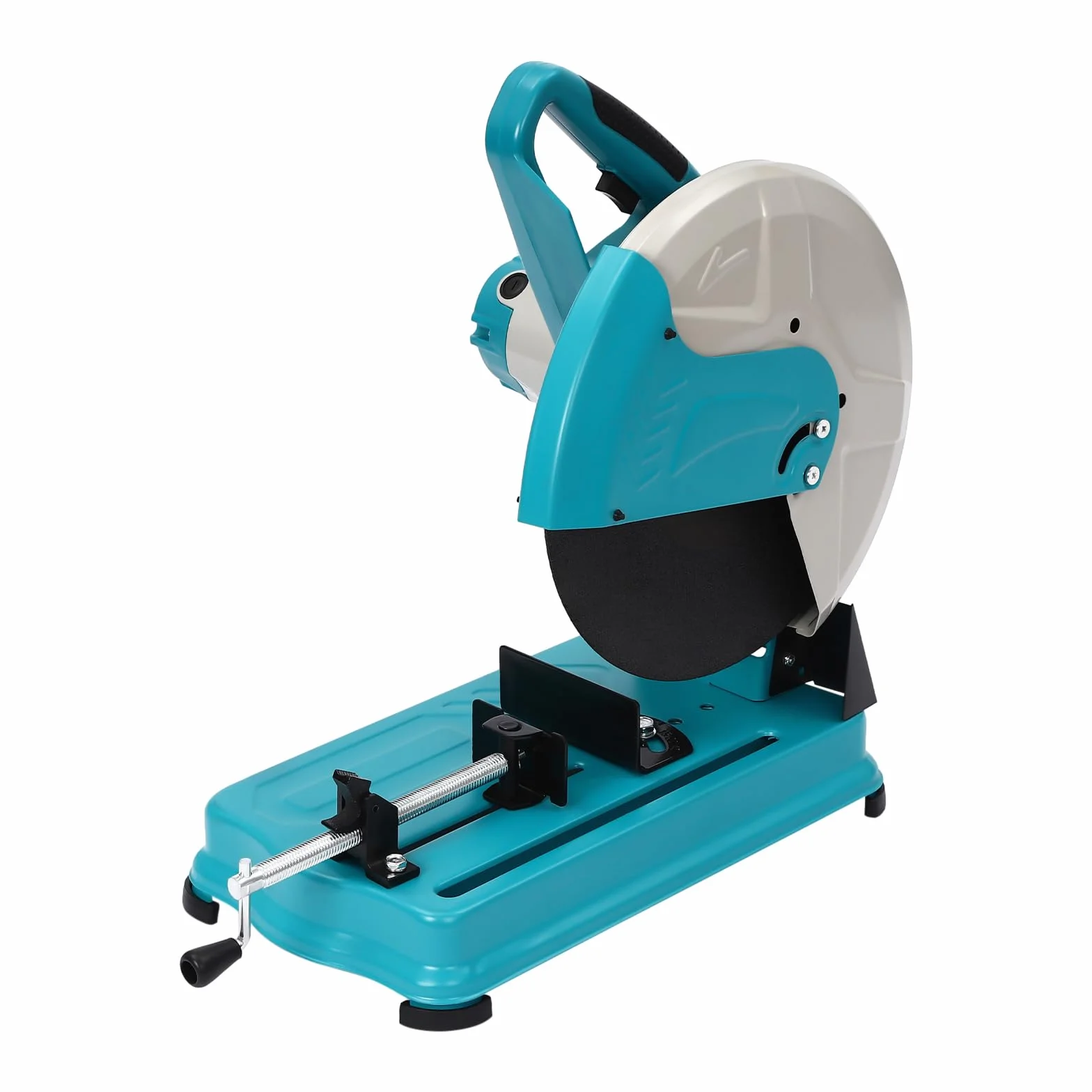 Piła tnąca do metalu 2800 W, 220 V, przecinarka 3800 obr./min, piła do metalu 0-45 °, głębokość cięcia 34 mm/125 mm, piła ukośna do drewna, kątownika, stali