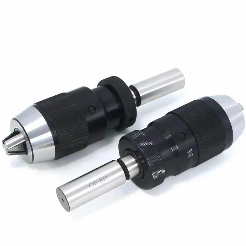 Samozaciskowy uchwyt wiertarski B10 B12 B16 B18 B22 do MT1 MT2 MT3 MT4 MT5 R8 C10 C12 C16 C20 1 szt.(B18 (1-16mm) No Rod)