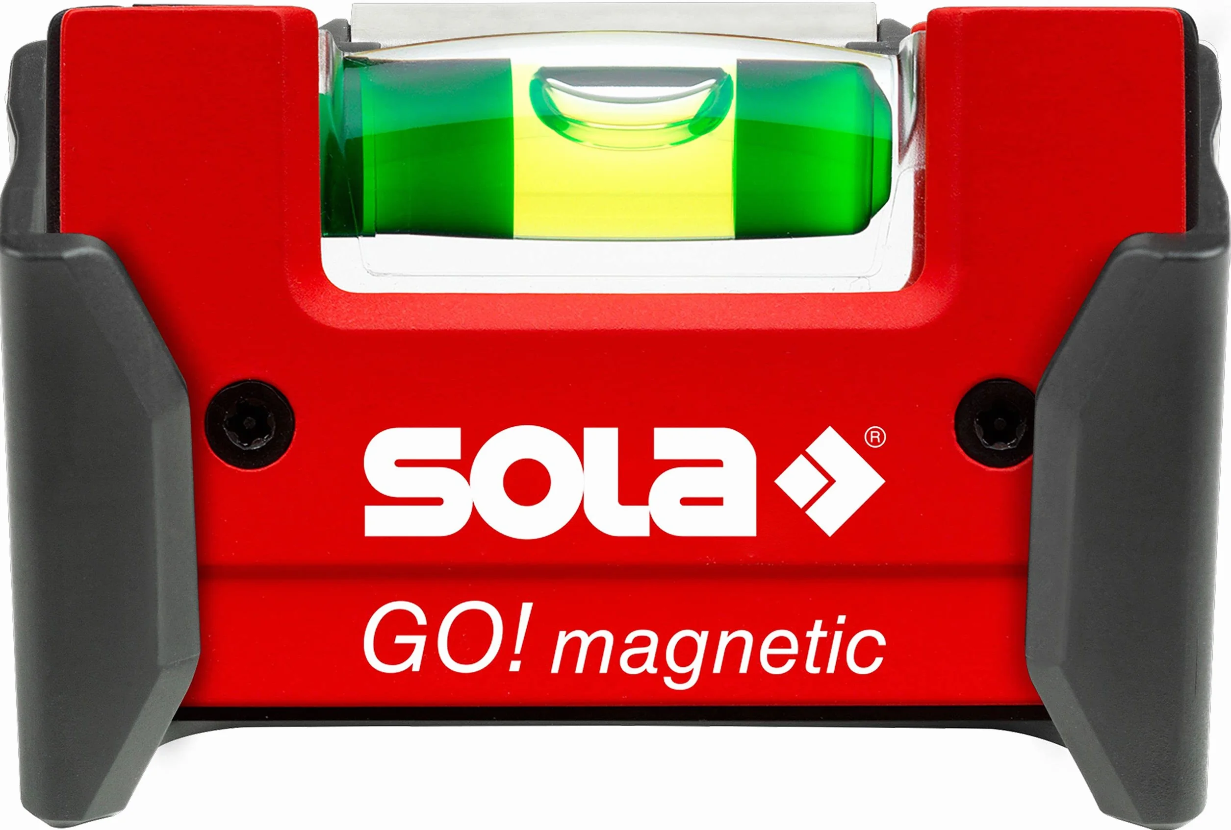 SOLA GOMAGNETICCLIP - Nivel de burbuja compacto GO! Magnetyczny klips