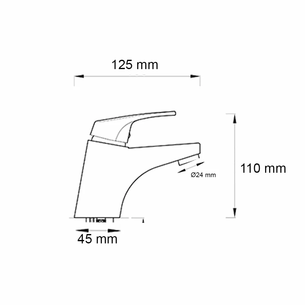 Mikser Kran Bidet Chrome + Mikser Kran Umywalka Chrome Baterie Łazienka Domu