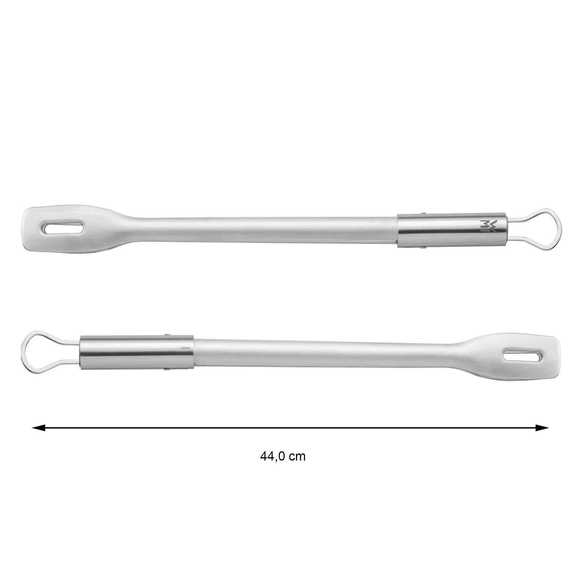 WMF Szczypce do grilla 44 cm stal nierdzewna Cromargan z mechanizmem blokującym