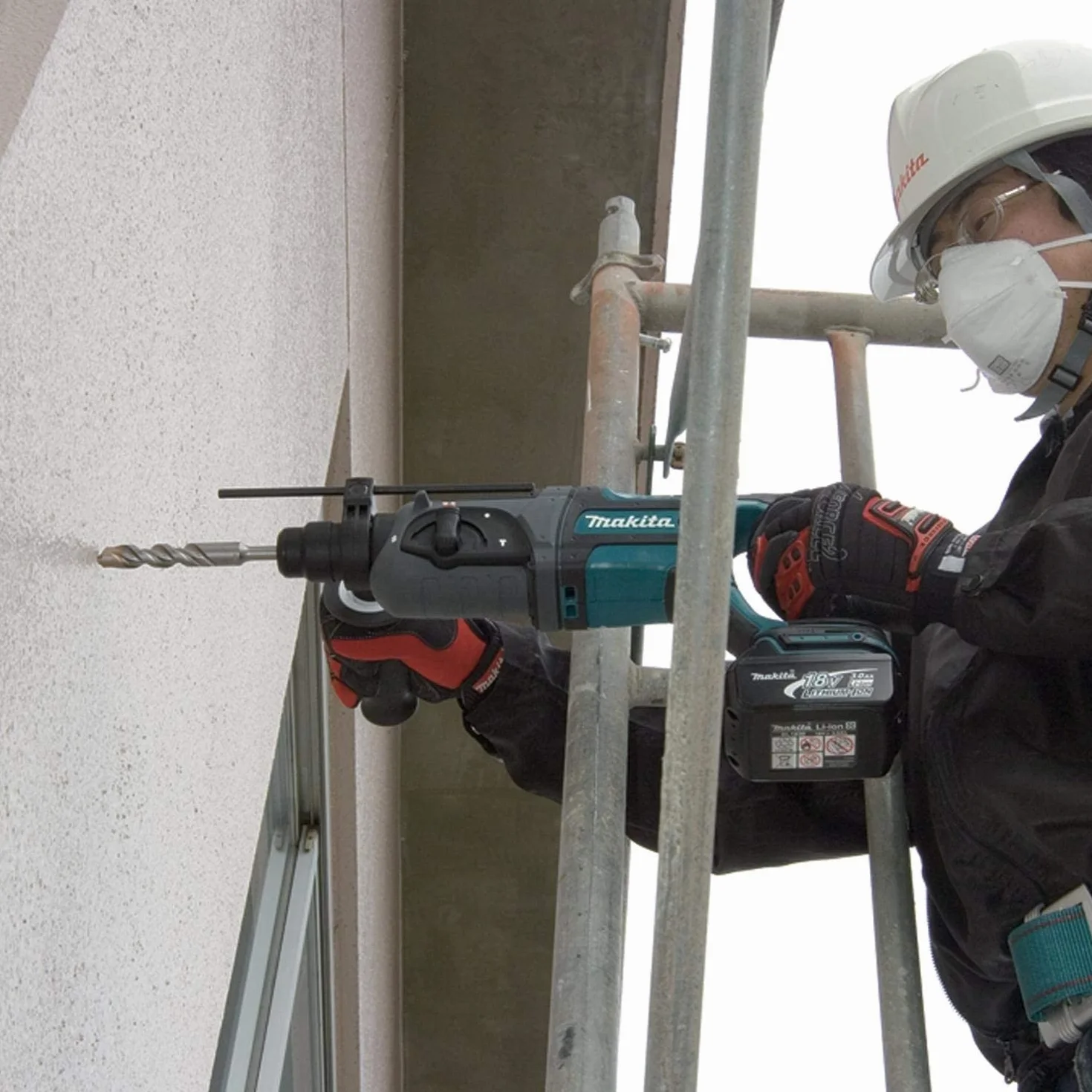Makita DHR241RTJ Młotek Akumulatorowy, Niebieski