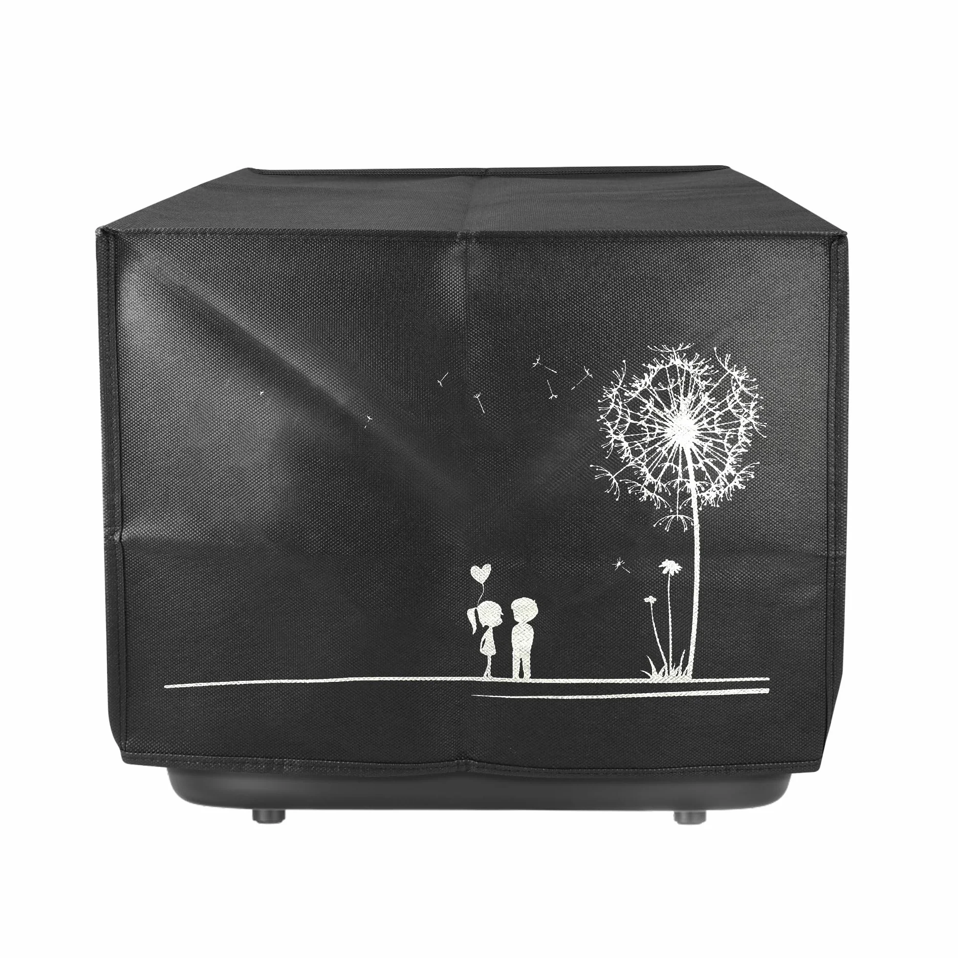 kwmobile Etui ochronny do Russell Hobbs SatisFry frytkownica na gorące powietrze biały czarny