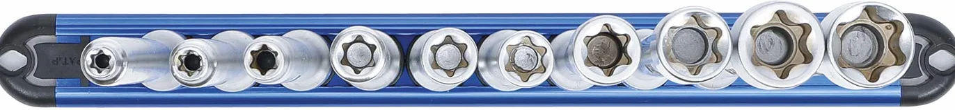 BGS 70026 | Zestaw nasadek profil E | XXL | 10 mm (3/8") | E6 - E20 | 10 szt.