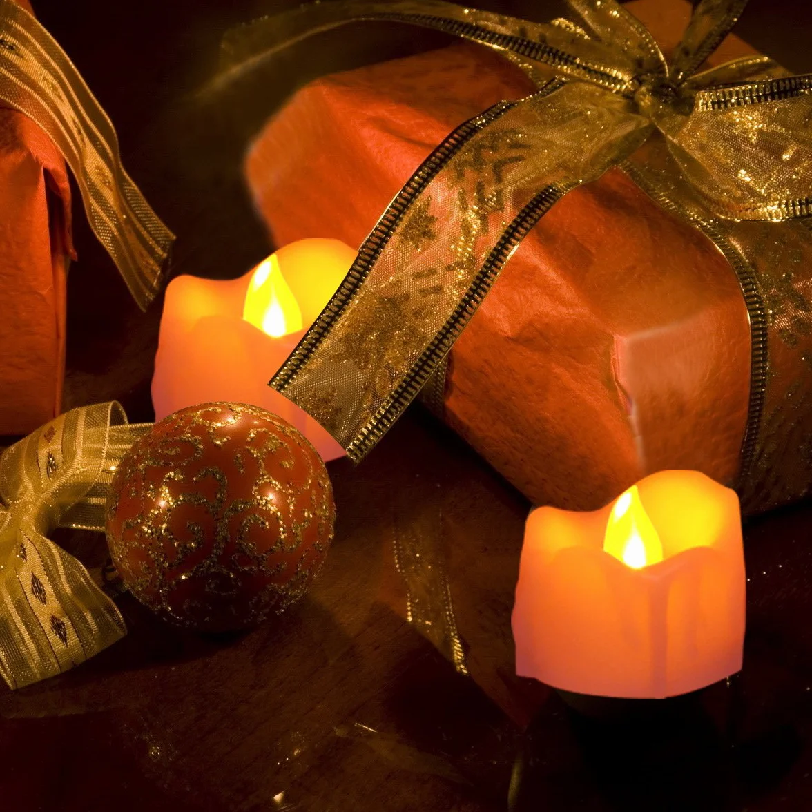 Świece bezpłomieniowe, realistyczne, migoczące świeczki LED typu tealight, 300 godzin światła non-stop, z pilotem zdalnego sterowania i timerem 2/4/6/8 godzin, kolor kości słoniowej, 6 sztuk/opakowanie (białe)