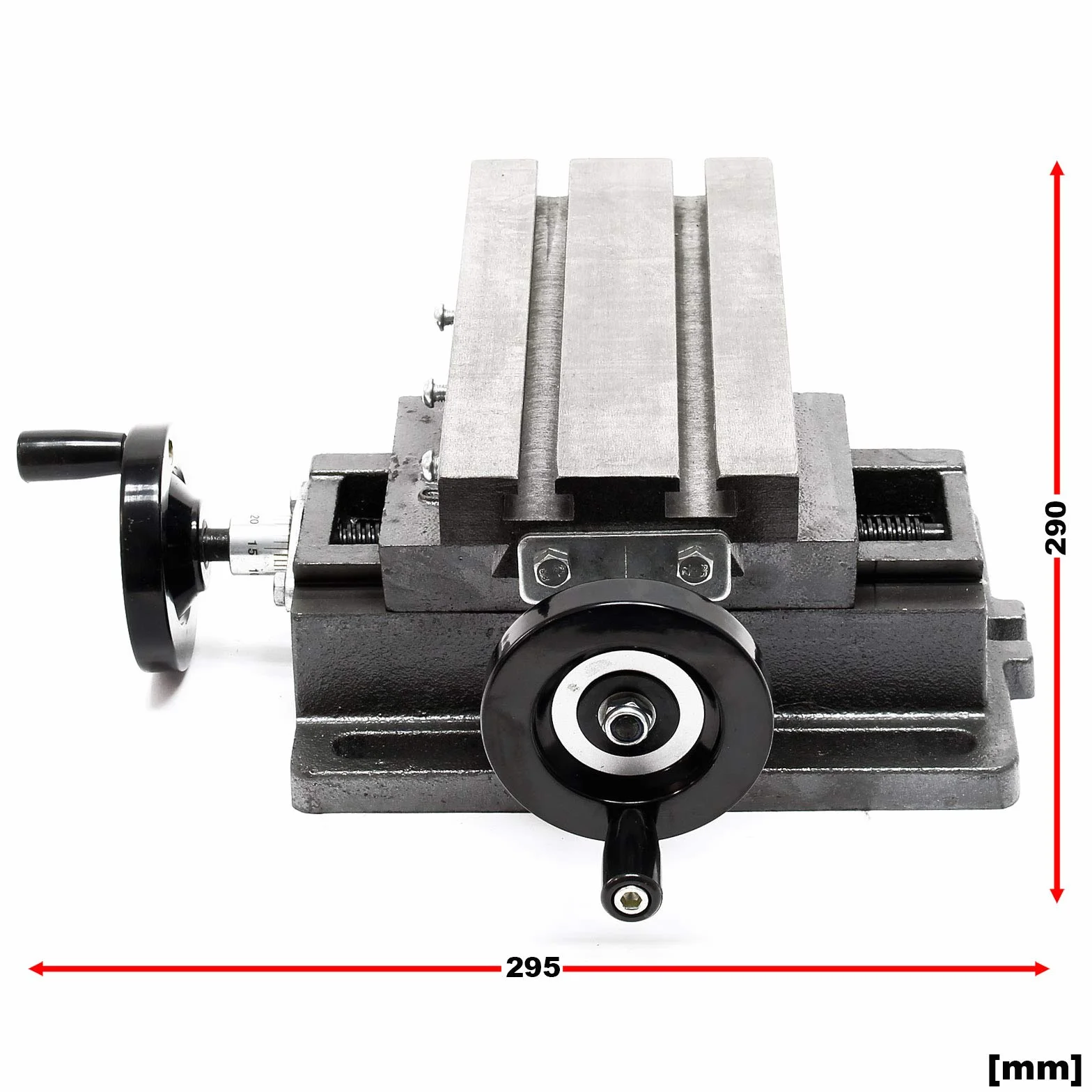 Stół frezarski krzyżowy złożony - stół roboczy do frezarki 2-osiowy 170 x 85 mm