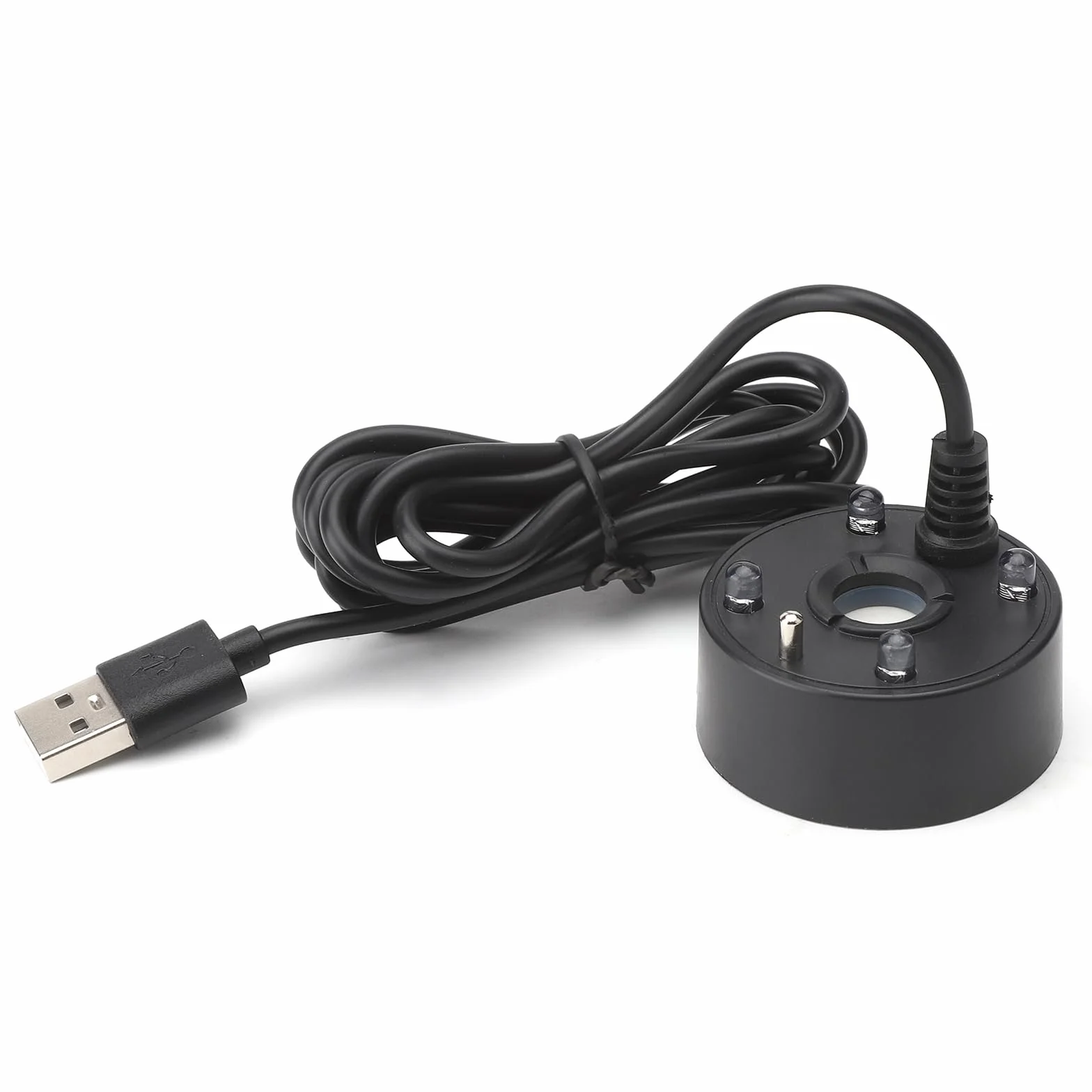 Nebulizator ultradźwiękowy do akwarium LED USB zmiana koloru ochrona przed brakiem wody