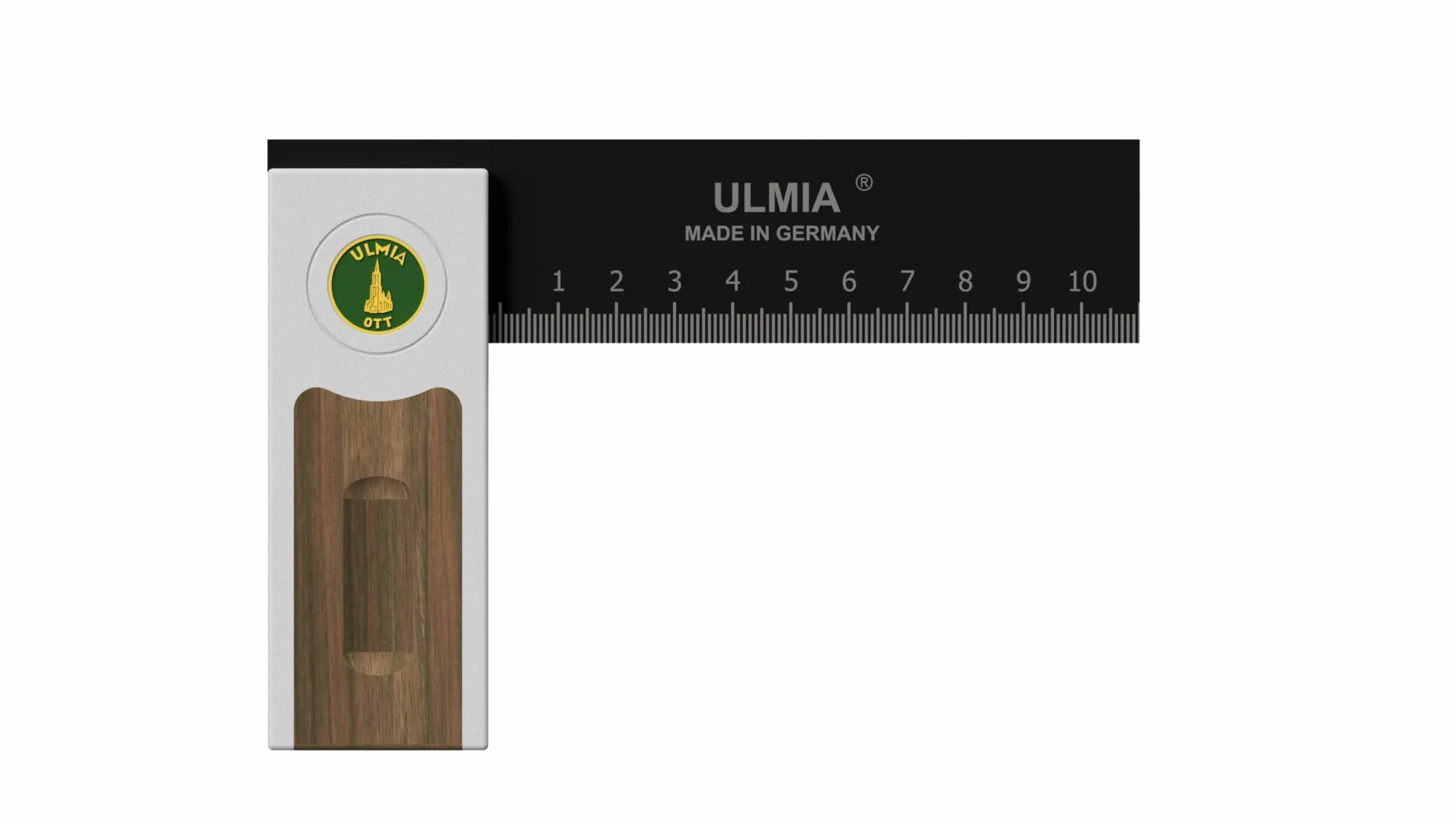 500 – 150 kątowy, precyzyjny kątownik aluminiowy, wysoka dokładność pomiaru; szyna hartowana stalowa; skala wymiarowa; regulacja za pomocą precyzyjnej śruby regulacyjnej; 150 mm; dokładność: ±