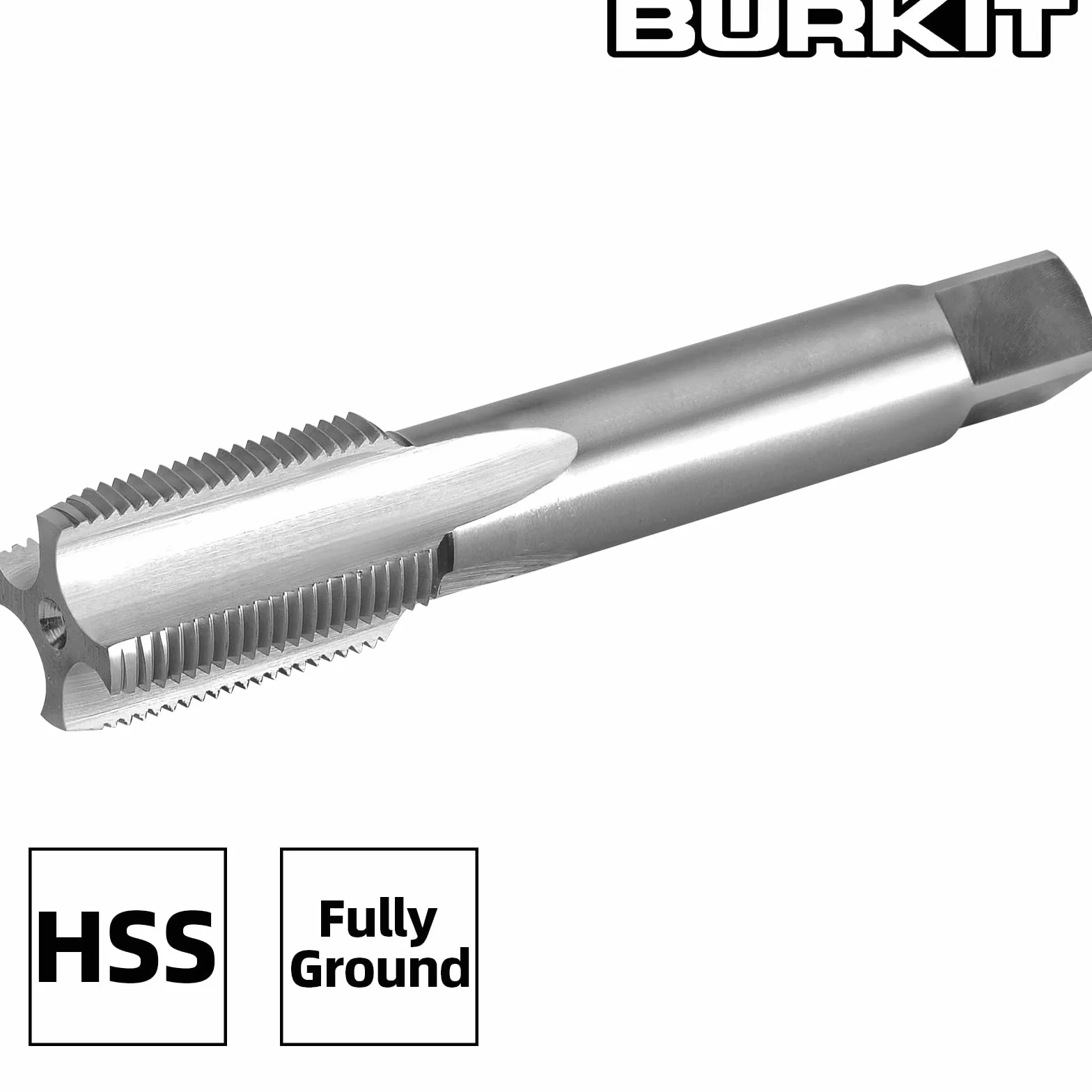 Burkit 3/4"-16 UNF Gwintownik praworęczny, HSS 3/4 x 16 UNF prosty karbowany kran maszynowy