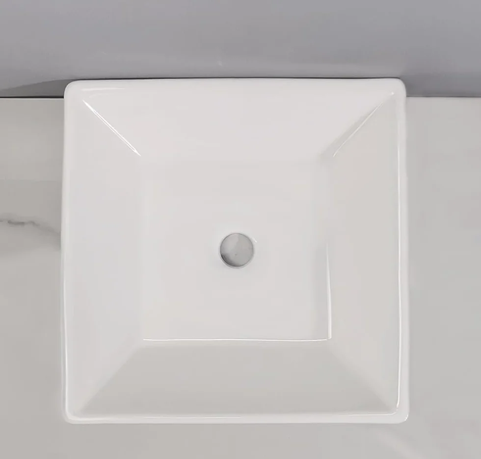 Umywalka Nablatowa Do Łazienki Umywalka Nablatowa Do Łazienki Nowoczesna Kwadratowa Ceramiczna Umywalka Nablatowa Do Łazienki Biała Ceramiczna Umywalka Do Łazienki Umywal
