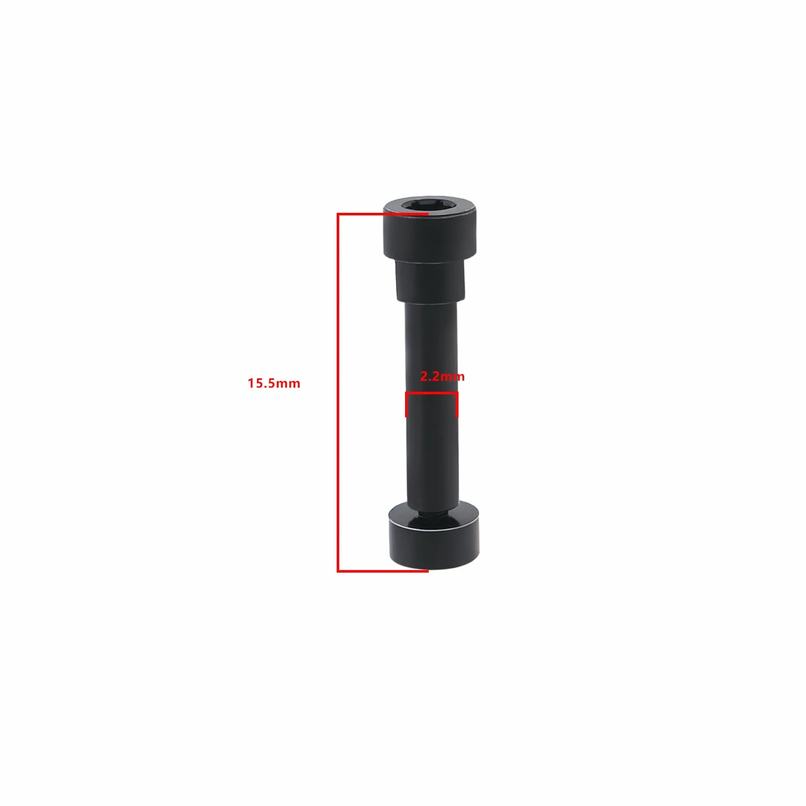 Create idea Śruba obrotowa z metalowym zawiasem, kompatybilna z B-ose QuietComfort QC35, części do naprawy słuchawek do mechanizmu obrotowego nausznika, czarne