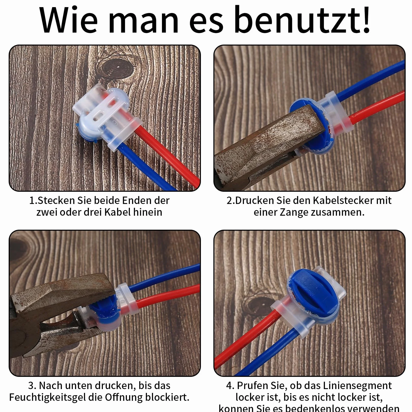 Złącze kablowe wodoszczelne do robota koszącego, 25 zacisków, kabel ograniczający