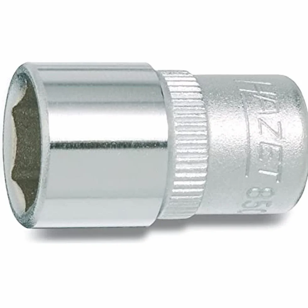 HAZET 850-13 25 mm 6-punktowe sześciokątne gniazdo profilowe trakcyjne - chromowane/polerowane