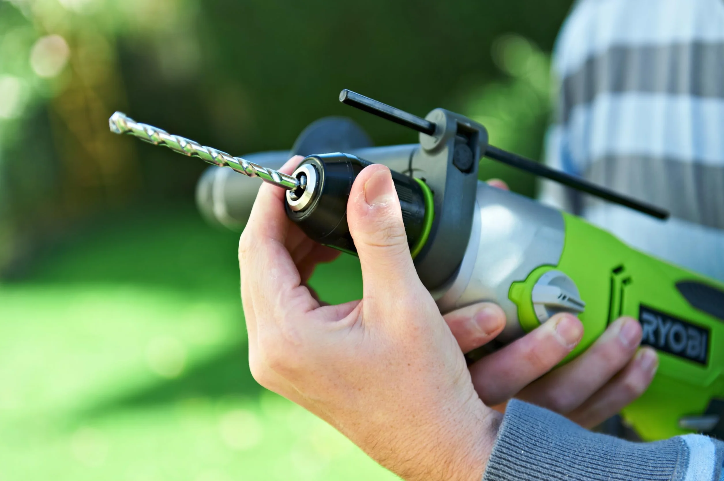 Ryobi Wiertarka Udarowa 1200 W RPD1200-K, 2-Biegi, 360° Uchwyt Pomocniczy, Ogranicznik Głębokości, Walizka