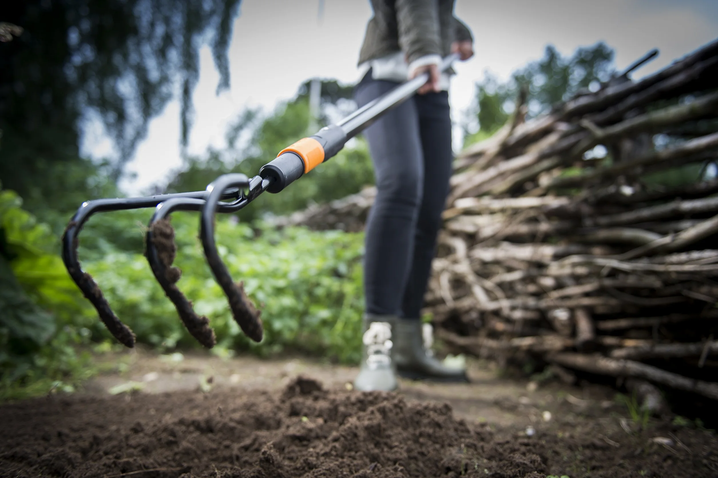 Fiskars Quikfit Motyka 30.5 x 12.5 x 11.5 cm Czarny Pomarańczowy
