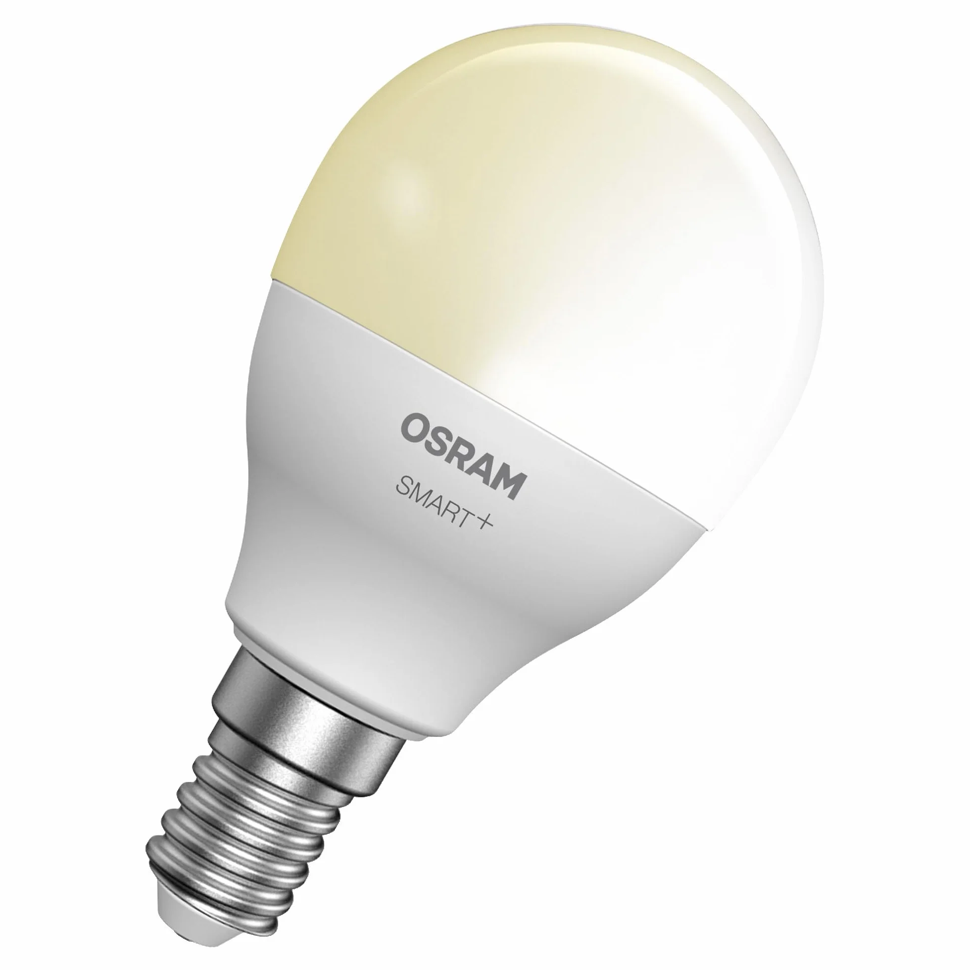 OSRAM Żarówka SMART Zigbee w klasycznym kształcie mini kuli, P40 ściemnialna, 4,9 W, matowa, E14, w kolorze białym, ochrona IP20, do ogólnego oświetlenia prywatnego i komercyjnego