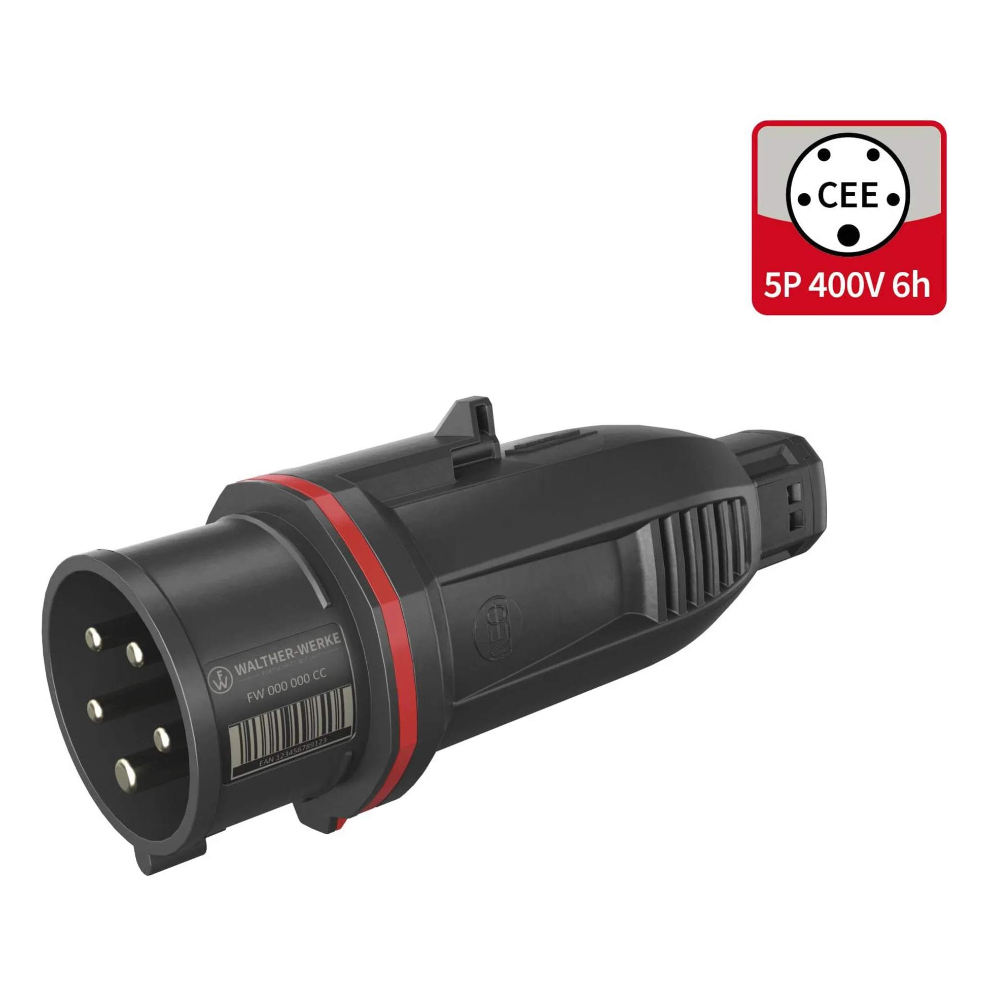 Walther Werke 1345139 FW210506CC wtyczka CEE 16 A 5-biegunowa 400 V 1 szt