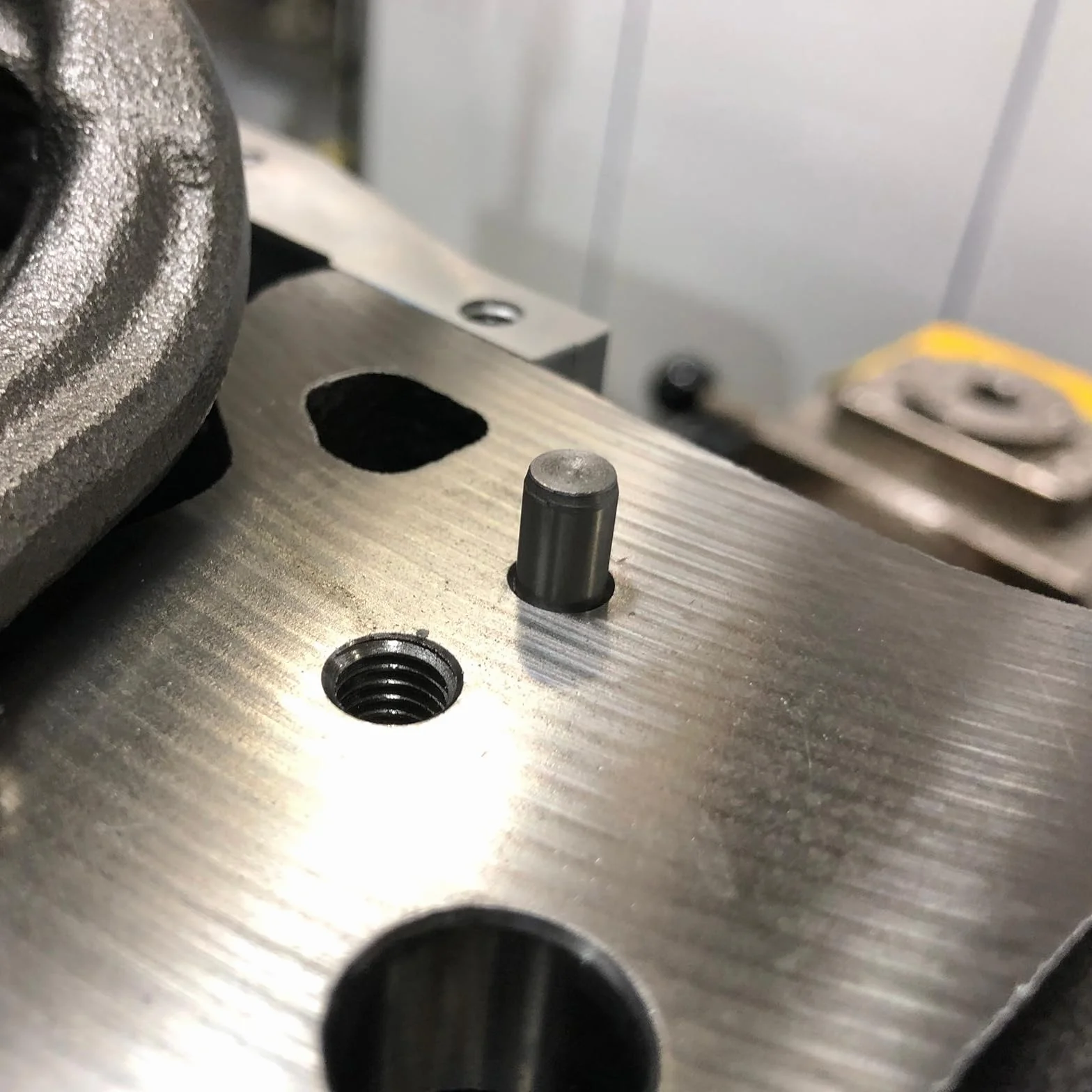 QUARKZMAN 8 szt. M5 x 45 mm 304 wtyczka centrująca ze stali nierdzewnej, cylindryczny uchwyt na półkę równoległą do produkcji mechanicznej, przemysłu, montażu mebli, srebrny