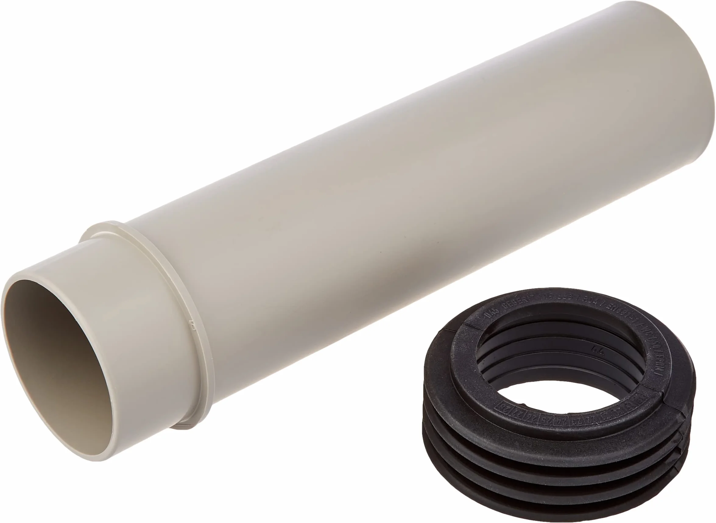 Geberit – przedłużenie polowania Geberit z złączką: D45 mm szary granit (152.434.06.1)