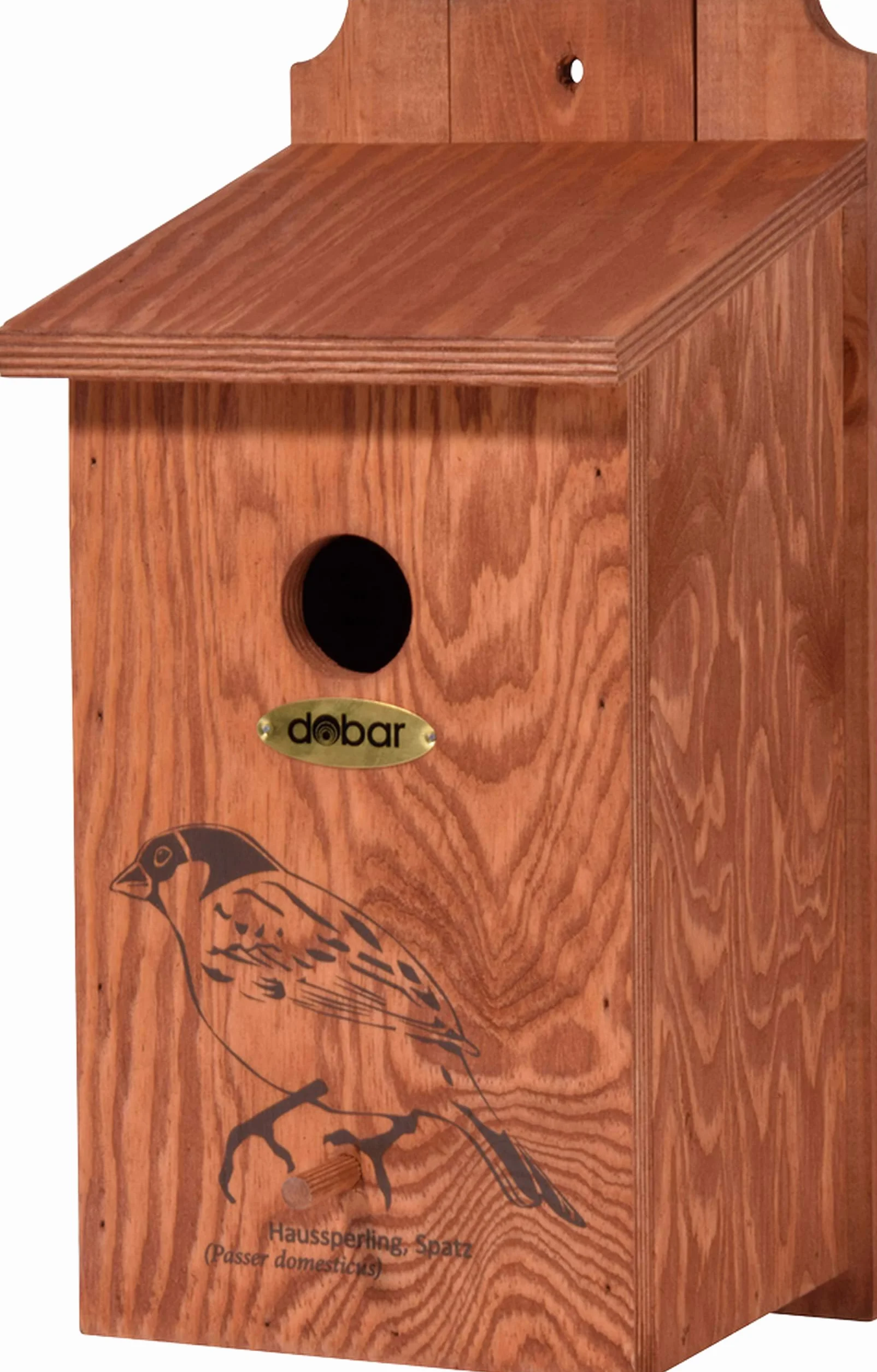 dobar green label 22364FSCe skrzynka lęgowa wróbel domowy drewniana odporna na warunki atmosferyczne
