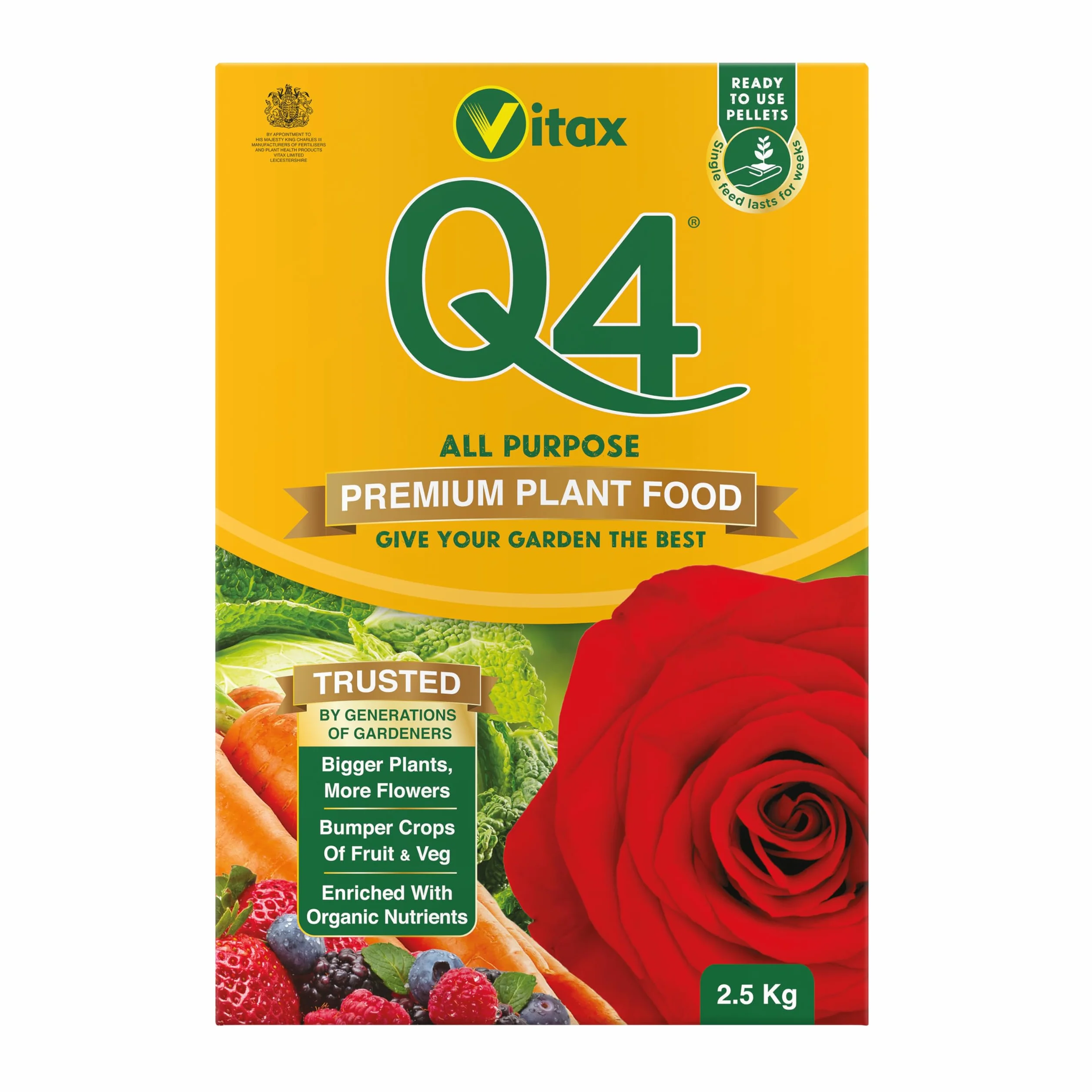Vitax Q4 uniwersalny nawóz roślinny 2,5 kg