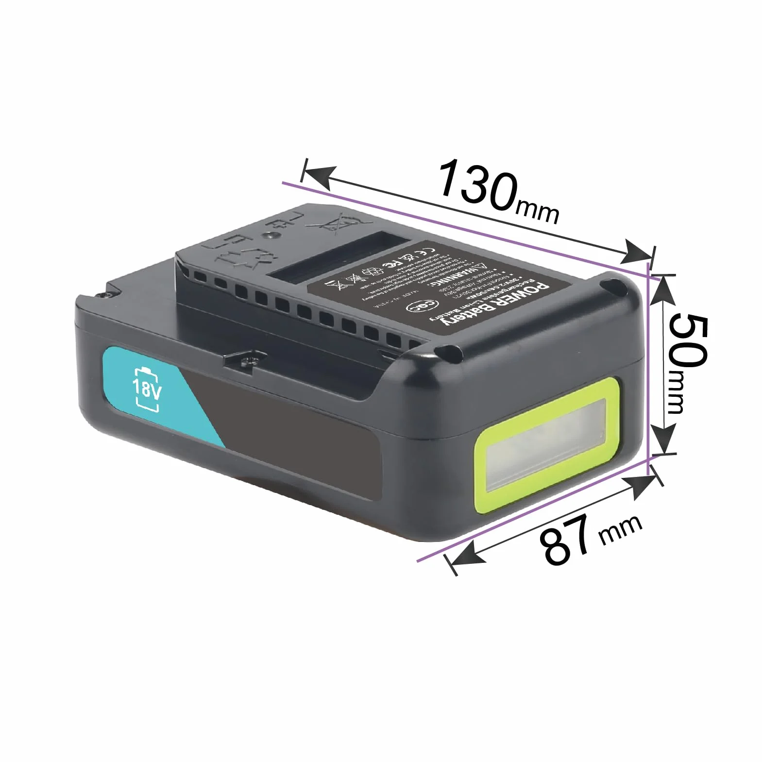Zamiennik dla Kärcher Battery Power 18V 36V kompatybilny z urządzeniami wykorzystującymi platformę akumulatorową Kärcher (1pcs(18V 3,5Ah))