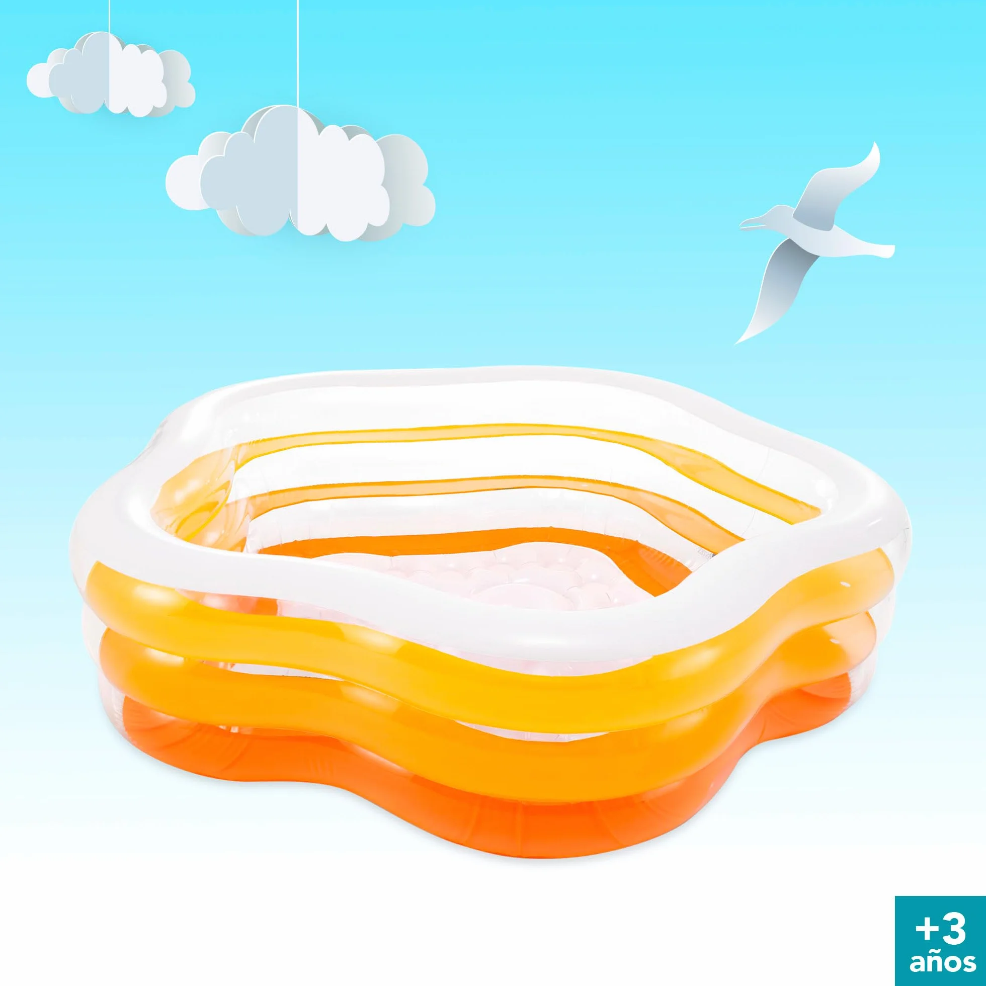 Intex Wetset Summer Colours Swim Centre 73 x 71 Inch Pool