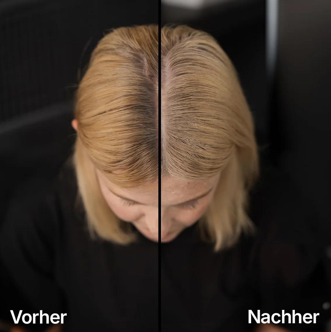 LEON MIGUEL Hairline Powder Puder z korzeni w proszku do ukrycia korzeni, wodoodporny, niewidoczny makijaż zagęszczający włosy (brązowy, Hairline Powder Pro)