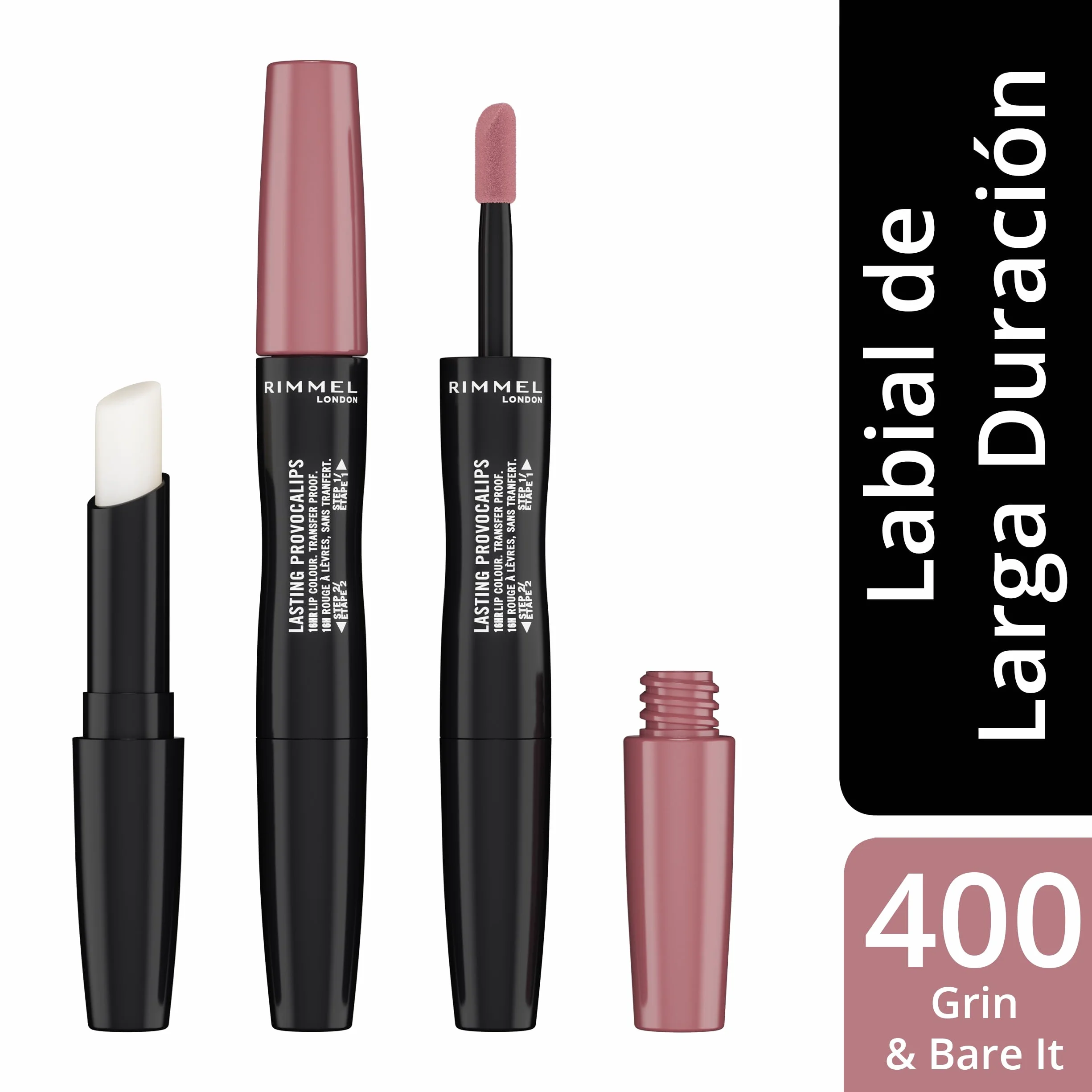 Rimmel Provocalips Pomadka, 400 Grin & Bare It, 2.3 ml