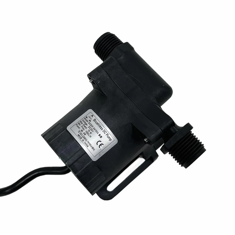 SHYSKY DC50F-24150A 24VDC Mała, ale mocna bezszczotkowa pompa wodna DC 86W 15m Lift, 1560LPH, regulacja prędkości, niski poziom hałasu, ciśnienie chłodzenia cyrkulacyjnego Systemy ogrodnicze