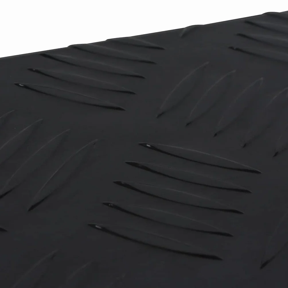 Aluminiowa skrzynka czarna 485 x 140 x 200 mm z powłoką proszkową, skrzynka narzędziowa z systemem zamykania i 2 kluczami, nierdzewna, lekka, idealna do warsztatu, garażu, transportu i
