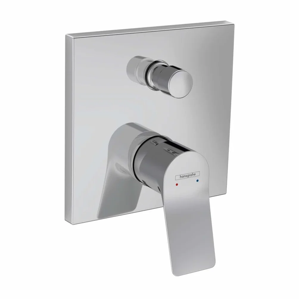 hansgrohe Vivenis Jednouchwytowa bateria wannowa do montażu podtynkowego, element zewnętrzny chrom, 75415000