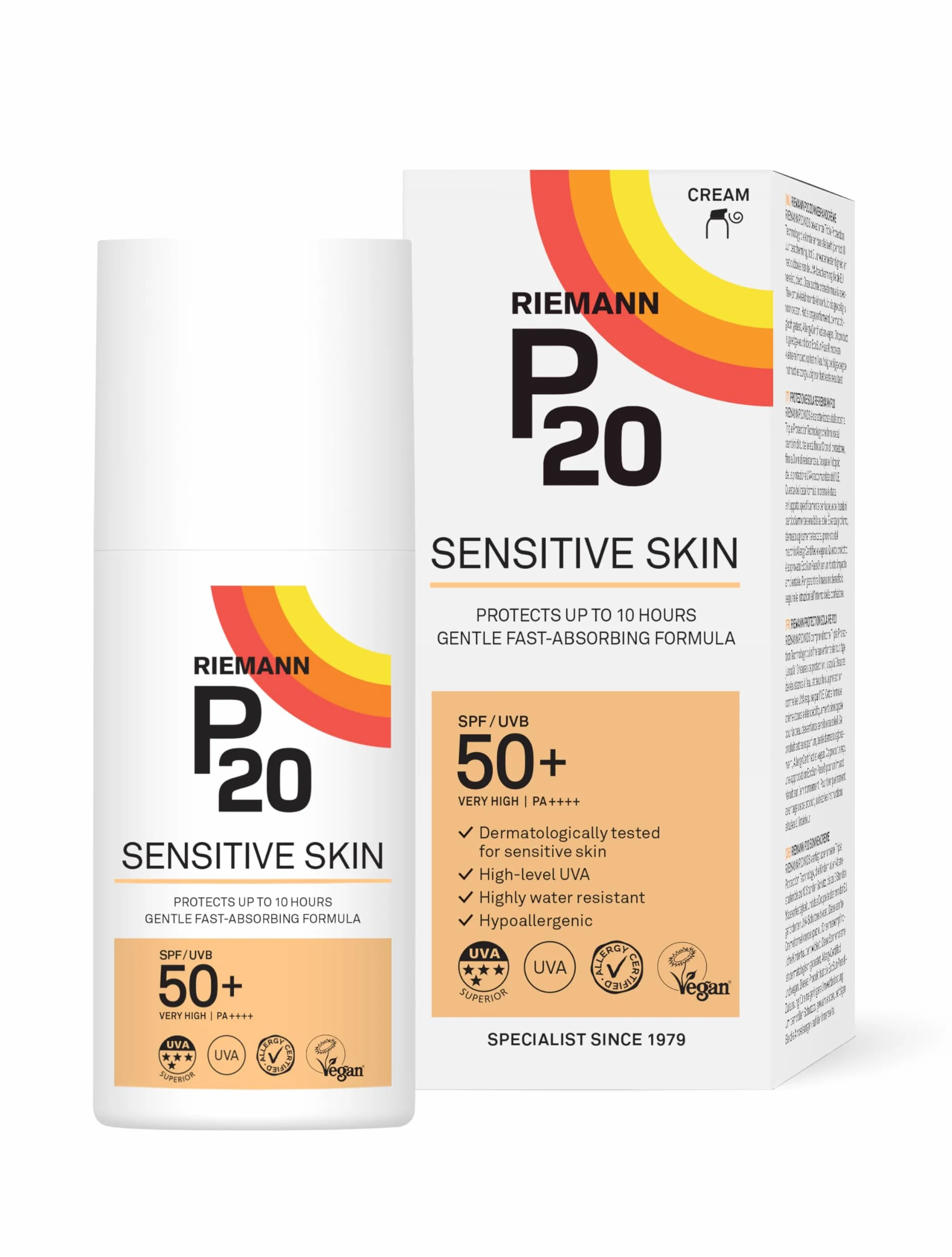 P20 - Riemann Sensitive SPF 50+ Cream 200 ML