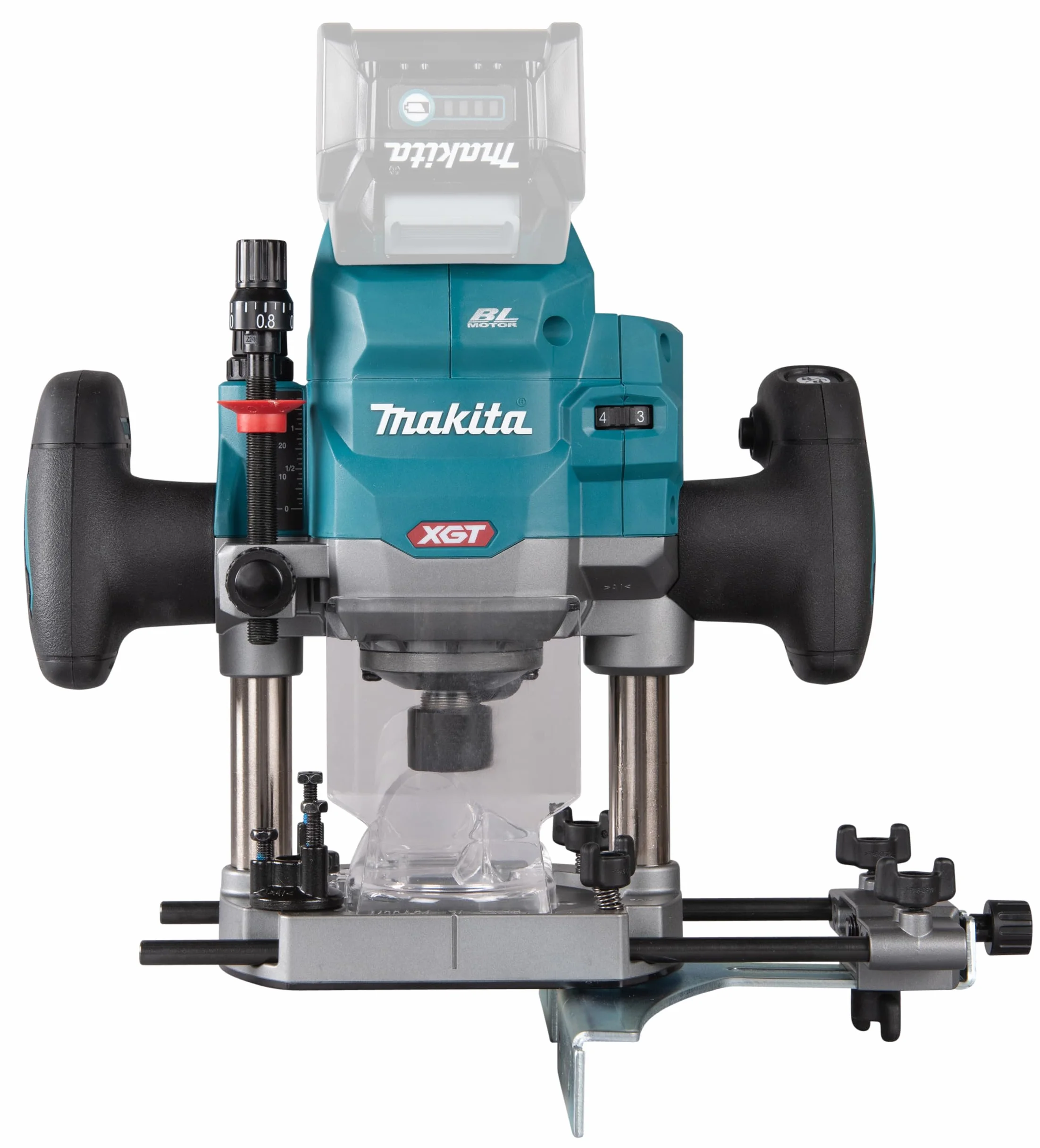 Makita RP001GZ akumulatorowa frezarka górnowrzecionowa, maks. 40 V (bez ładowarki i akumulatorów)