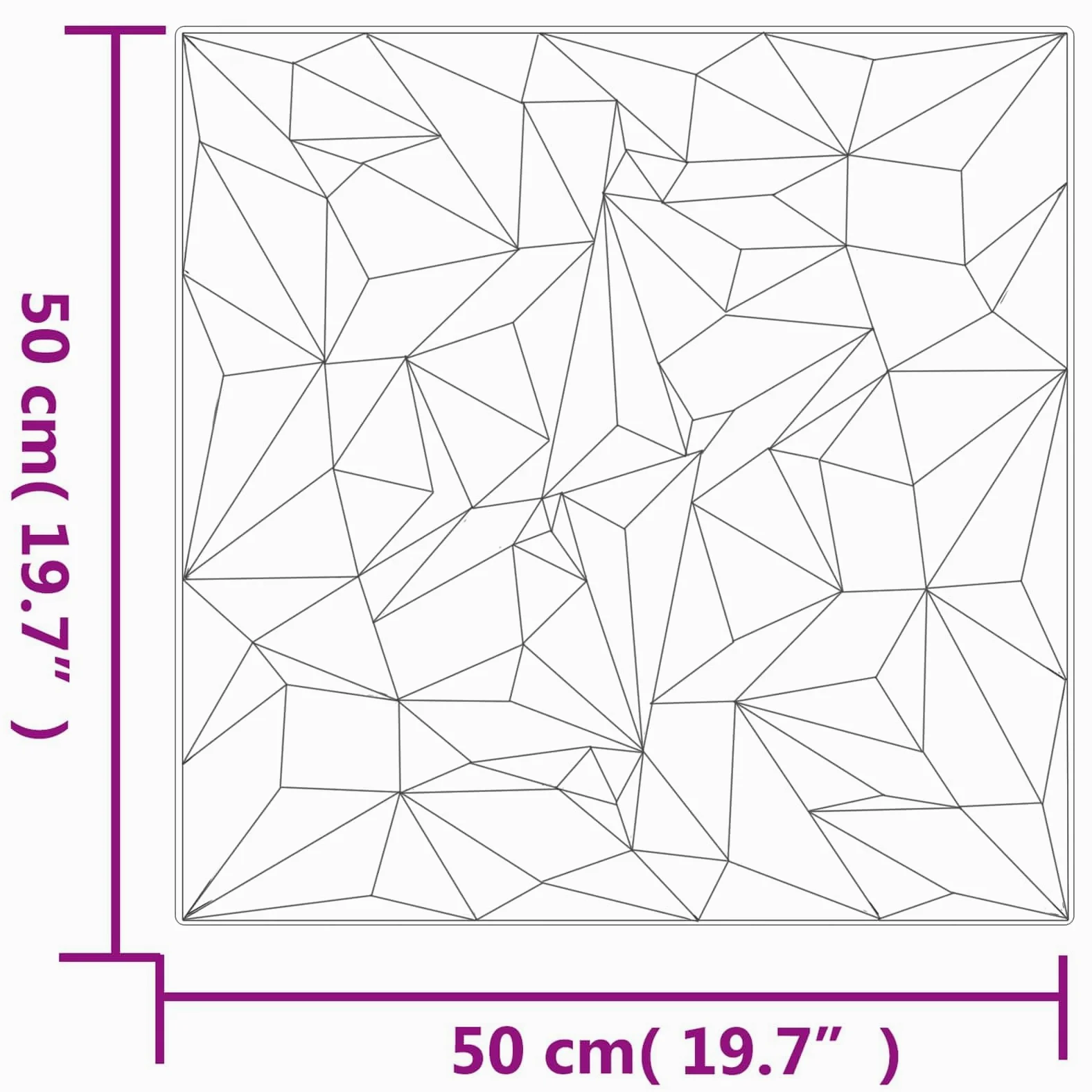 Panele ścienne, 24 sztuki, białe, 50 x 50 cm, pianka XPS, okładzina ścienna 3D, do ścian wewnętrznych i sufitowych z teksturowaną powierzchnią do renowacji i dekoracji salonu, korytarza
