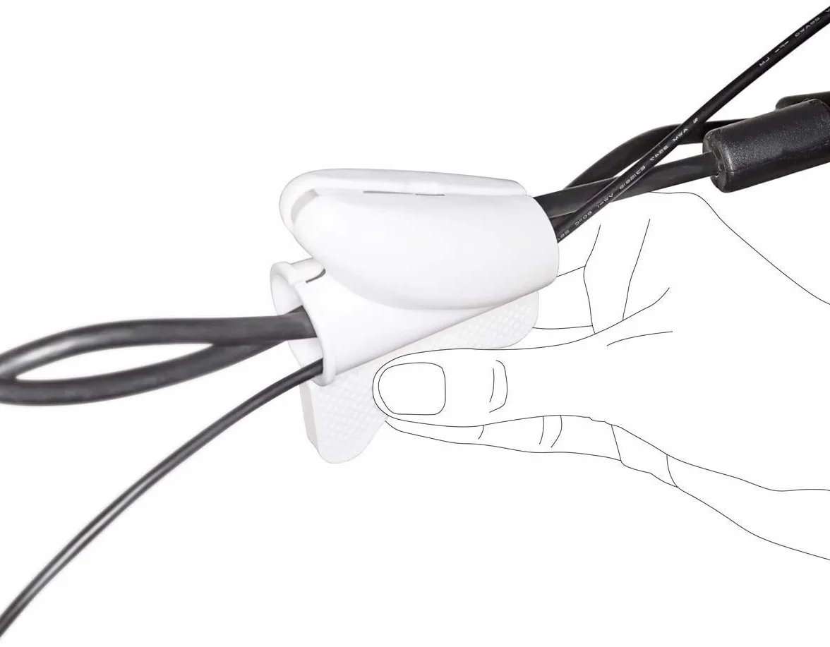 Electraline 60629 Spiralna osłona kabla Ochrona okablowania 1,8 m tworzywo sztuczne Biały