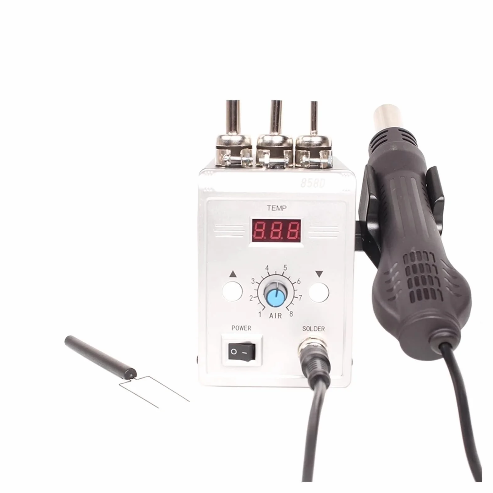 Stacja lutownicza, Digital Display Desoldering Station 85 8d 700W BGA ESD Narzędzie do naprawy spawania pistoletu na gorące powietrze