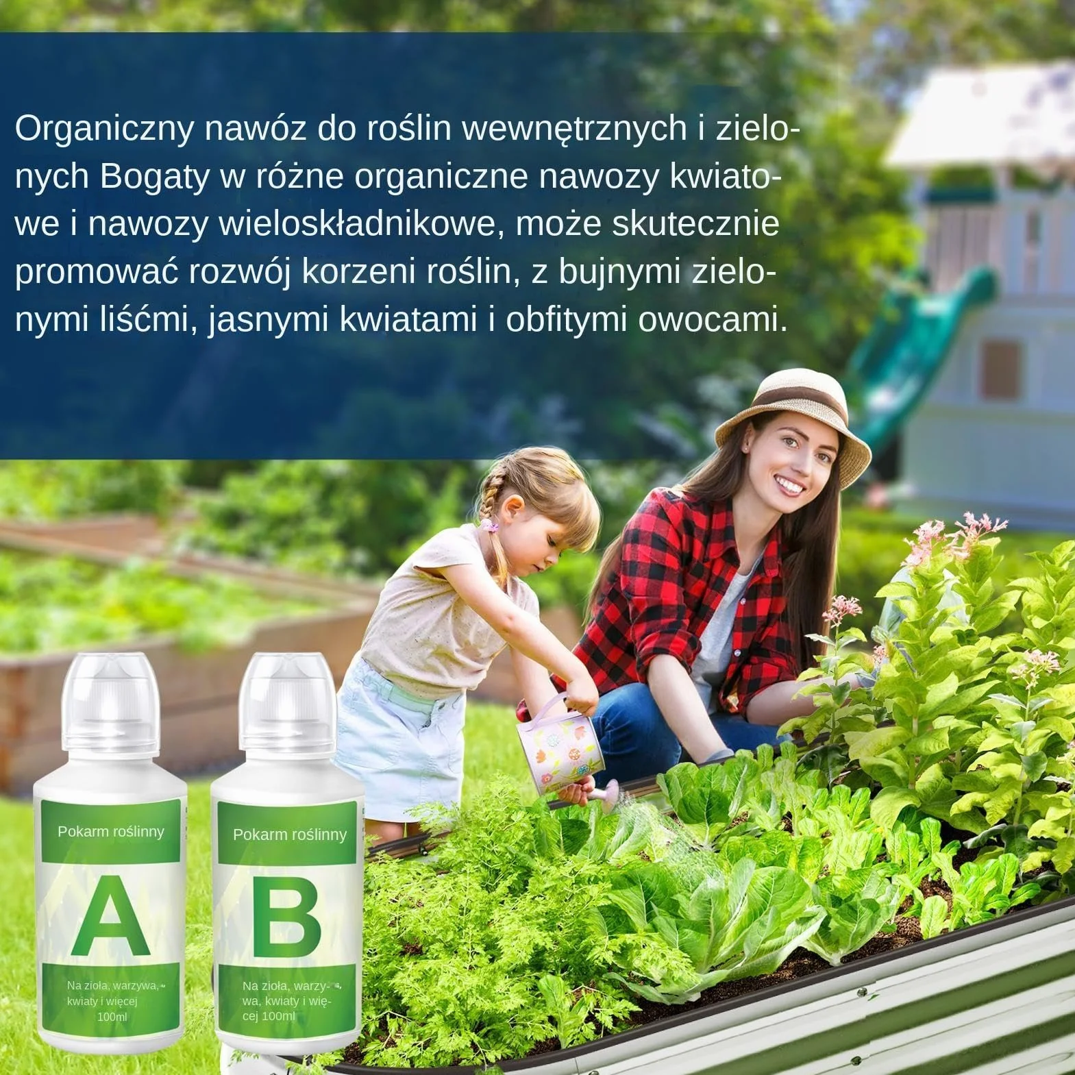 P?ynny Nawóz dla Ro?lin - A&B P?ynny Nawóz Hydroponiczny | Sk?adniki od?ywcze hydroponiczne | Organiczna ?ywno?? ro?linna | Nawozy do ro?lin domowych, sk?adniki od?ywcze do uprawy warzyw do uprawy na