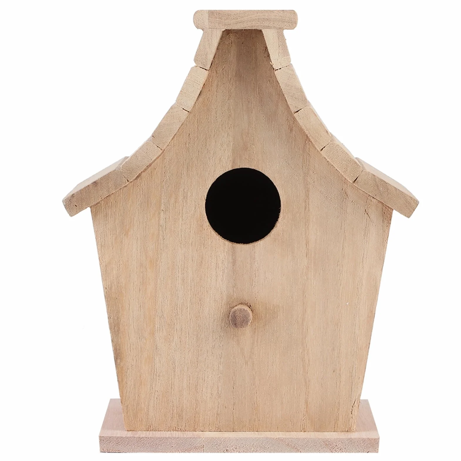 Drewniany Domek dla Ptaków Wiszący Dekoracyjna Budka Lęgowa dla Papug Budgerigar