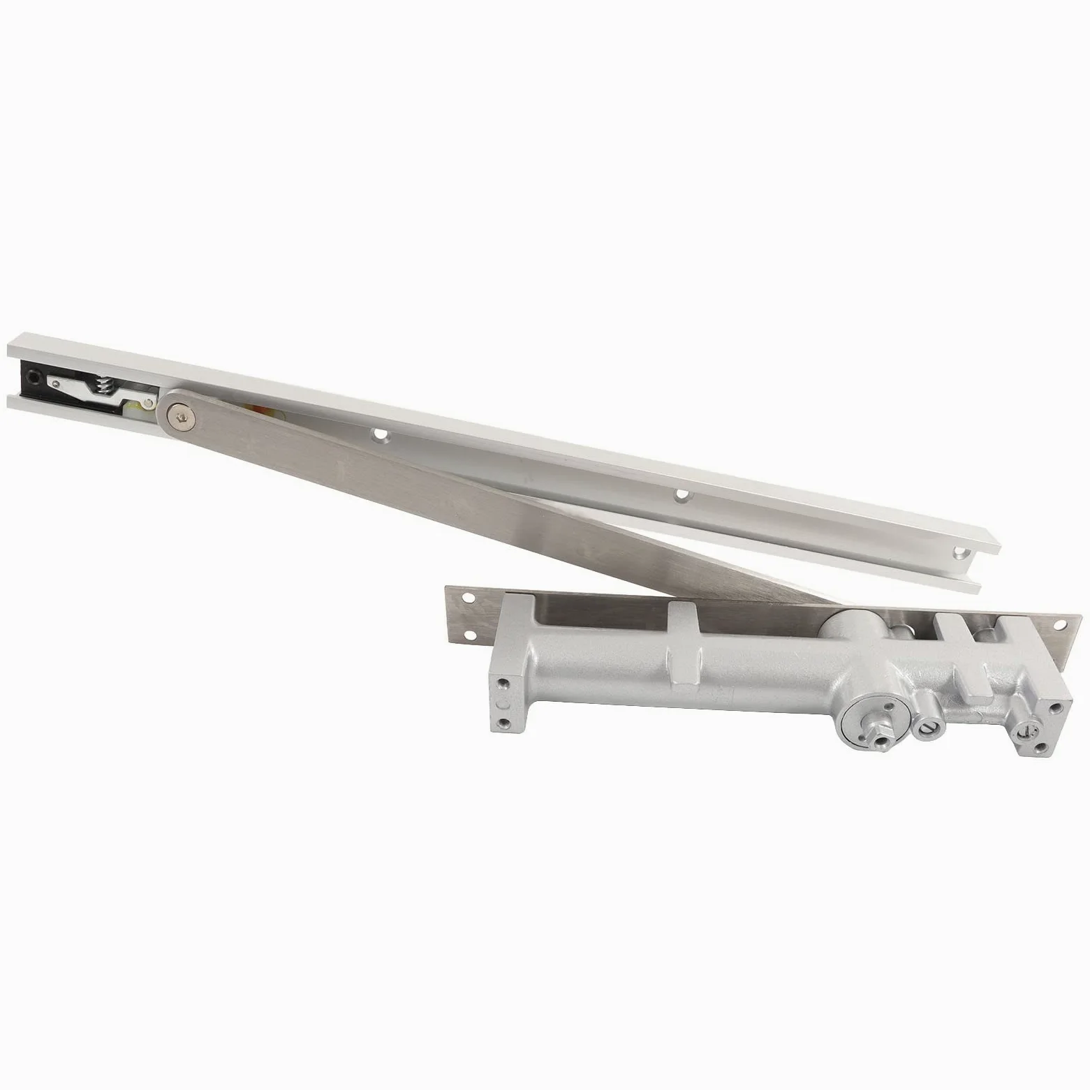 Hydrauliczny samozamykacz do drzwi, regulowany cichy przełącznik prędkości do bezpiecznego zamykania, komercyjny samozamykacz do hoteli, pensjonatów, biur, odlew aluminiowy