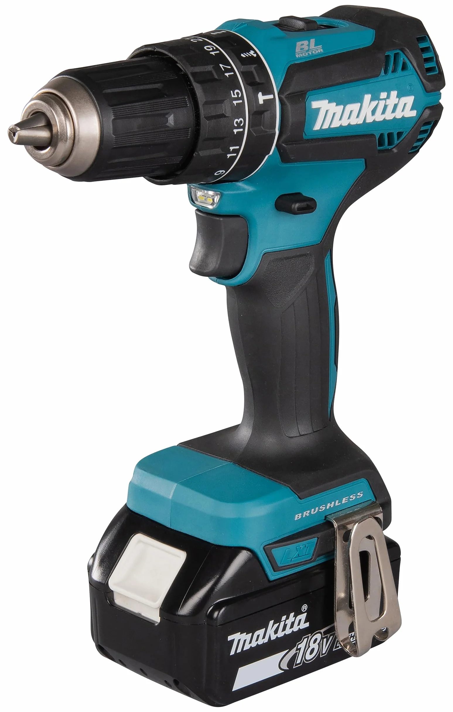 Makita Dhp485Rtj Wkrętarka, Zielony/Czarny, ‎25 x 7,9 x 18 cm; 1,8 kg