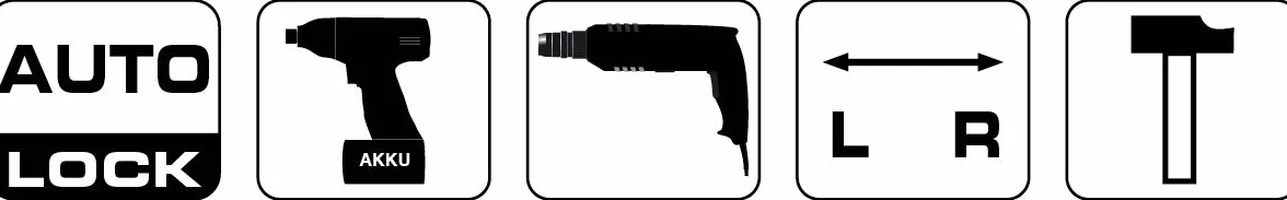 Bohrcraft 14690301312 uchwyt 1/2-20 UNF, czarny