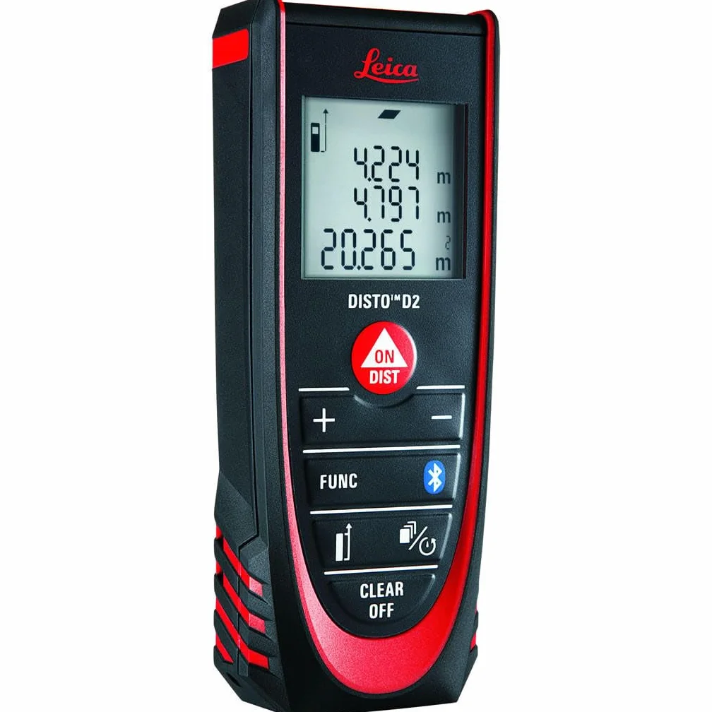 Leica DISTO D2 Laserowy Miernik Odległości, Czarny