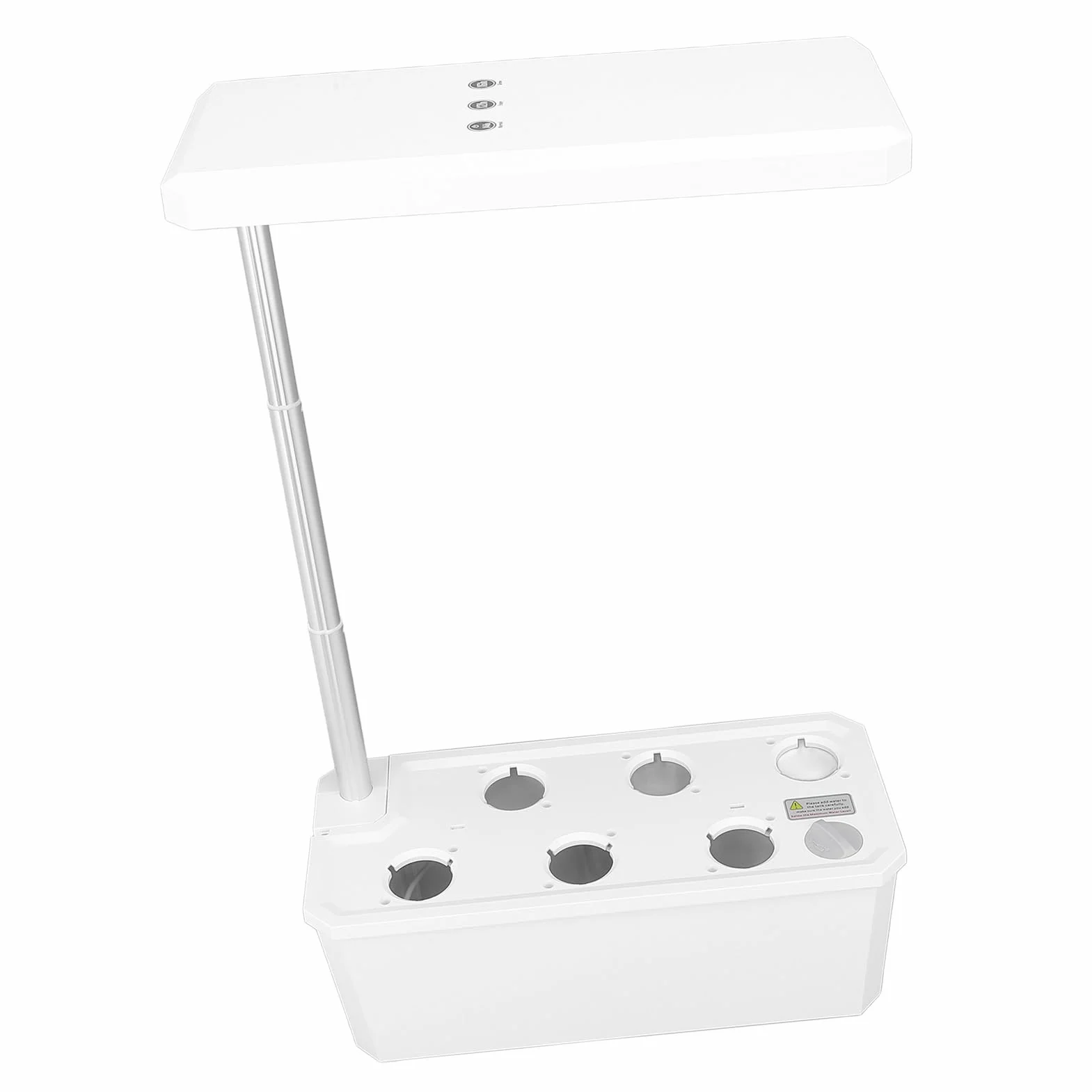 Hydroponika Maszyna do Uprawy LED 100-240V ABS Automatyczna Regulacja Biały