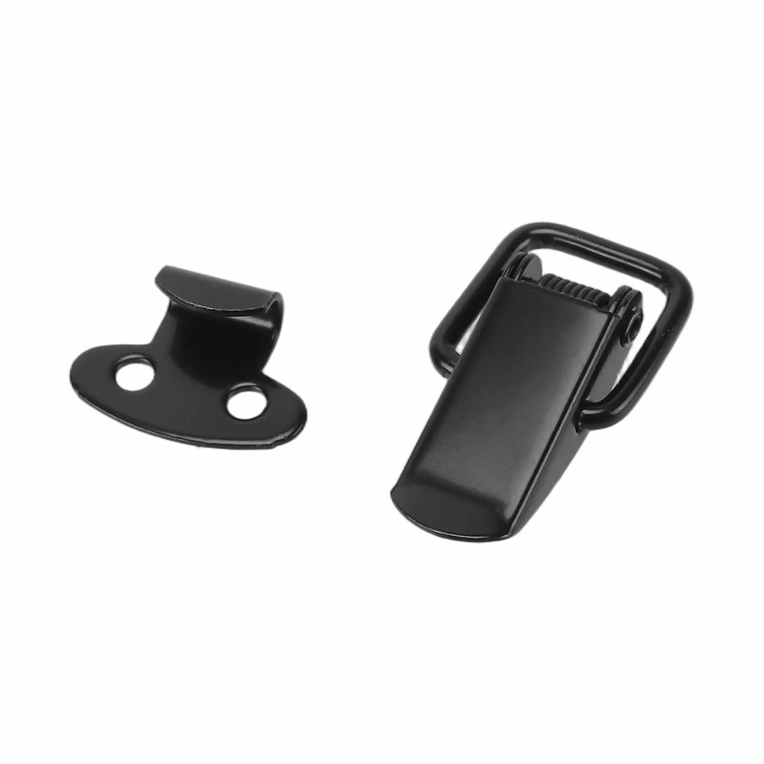 20 sztuk, 4,5 x 2,1 cm, czarne zamknięcie zaciskowe, zamknięcie dźwigniowe, zamknięcie zatrzaskowe, metalowe do drewnianych skrzynek, szuflad i walizki na narzędzia