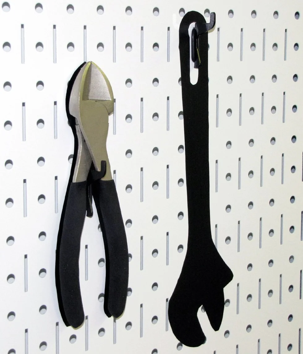 Wall Control 30-P-3232W biały metalowy zestaw