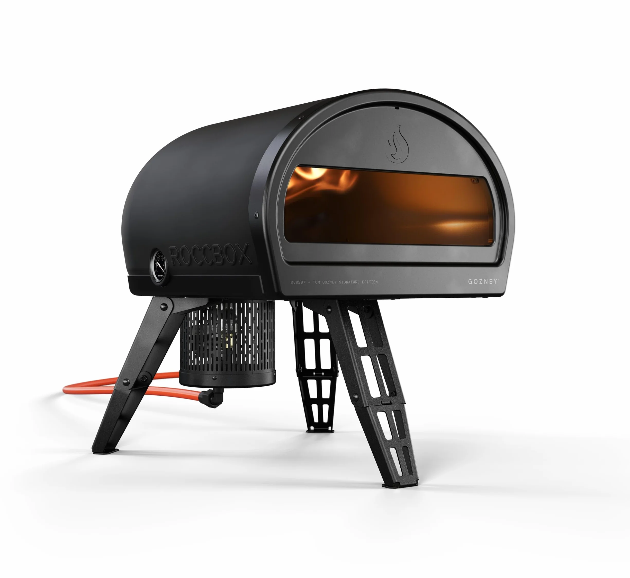 Gozney Roccbox Piec do Pizzy na Dworze, Czarny, Przenośny, Gaz i Drewno