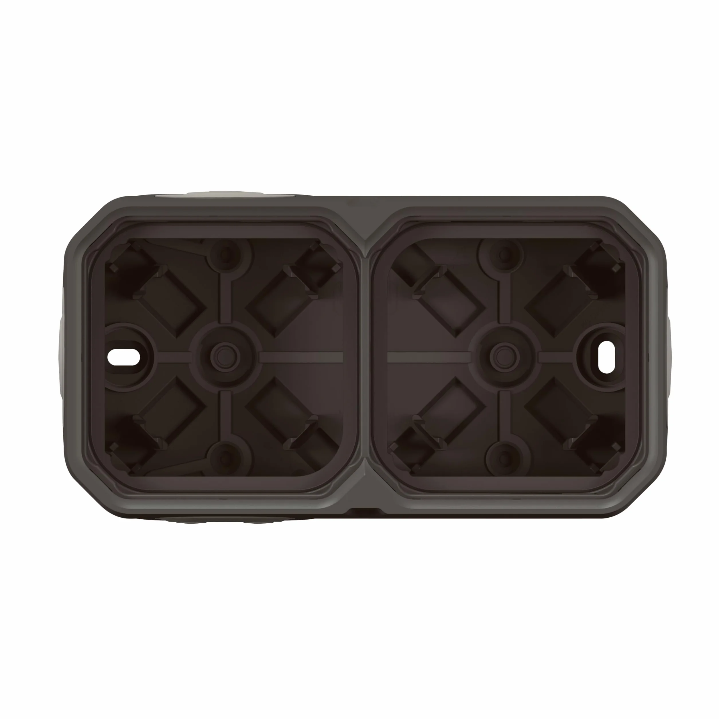 Legrand Plexo New 2-fach Gehäuse, horizontal und vertikal, anthrazit (069602L)